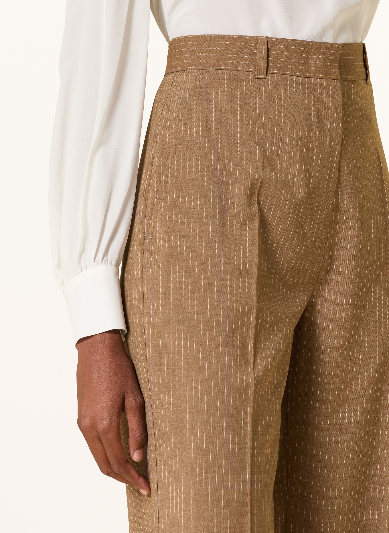 Max Mara STUDIO Marlenehose CAMBUSA: CAMEL / WEISS