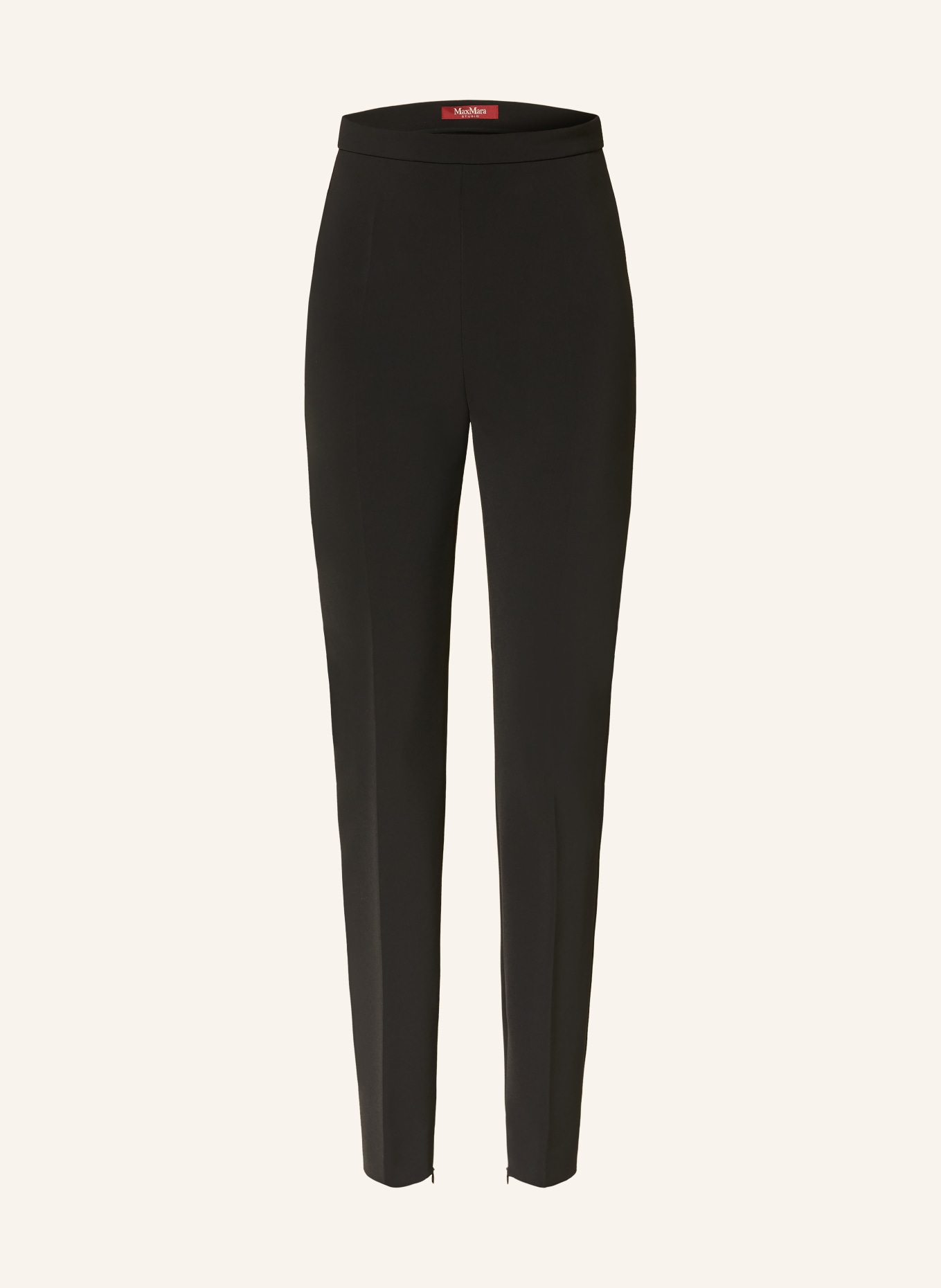 Max Mara STUDIO CRESPO Trousers: BLACK