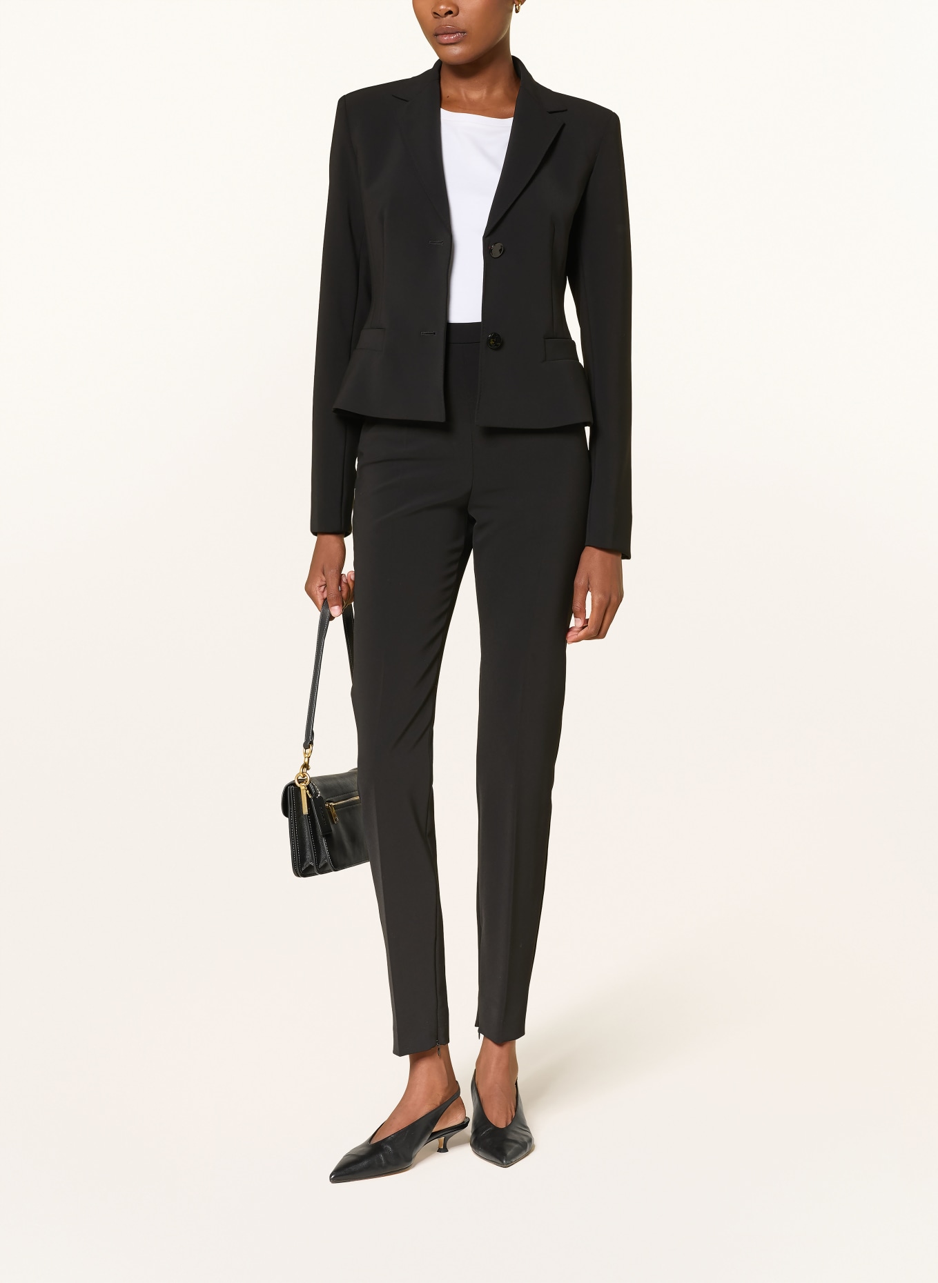 Max Mara STUDIO CRESPO Trousers: BLACK