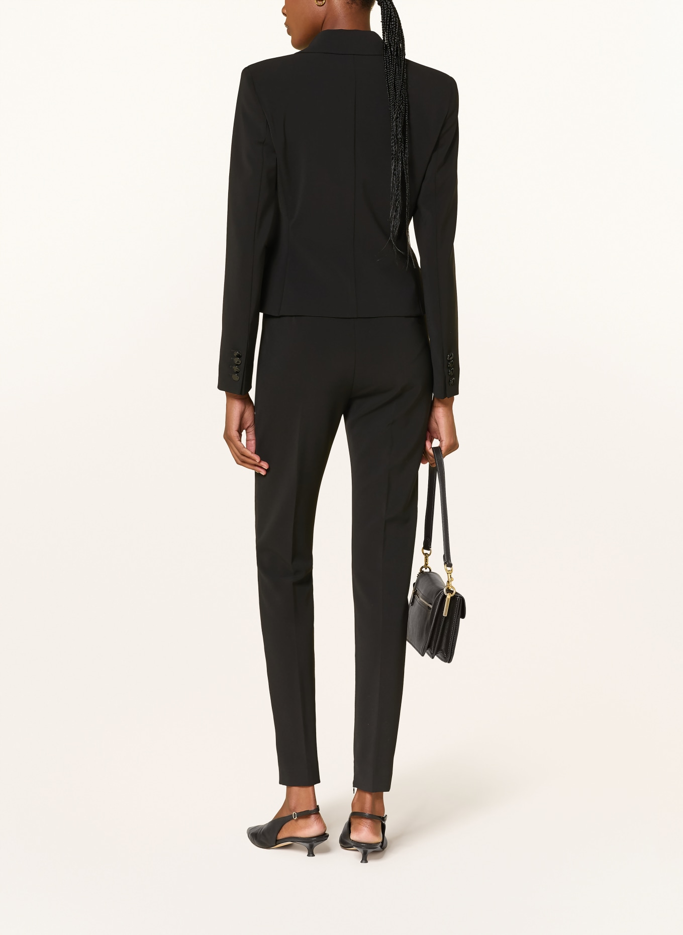 Max Mara STUDIO CRESPO Trousers: BLACK