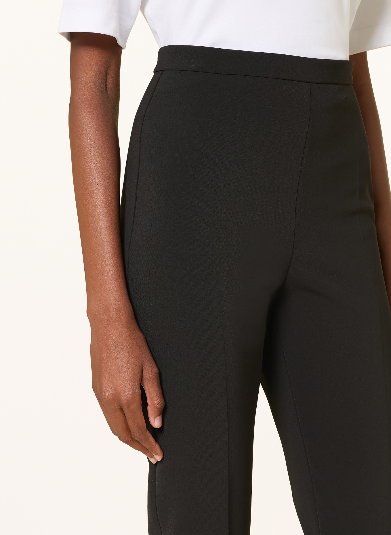 Max Mara STUDIO CRESPO Trousers: BLACK