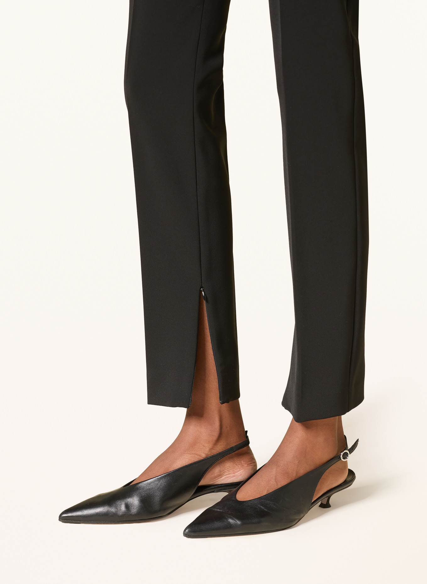 Max Mara STUDIO CRESPO Trousers: BLACK