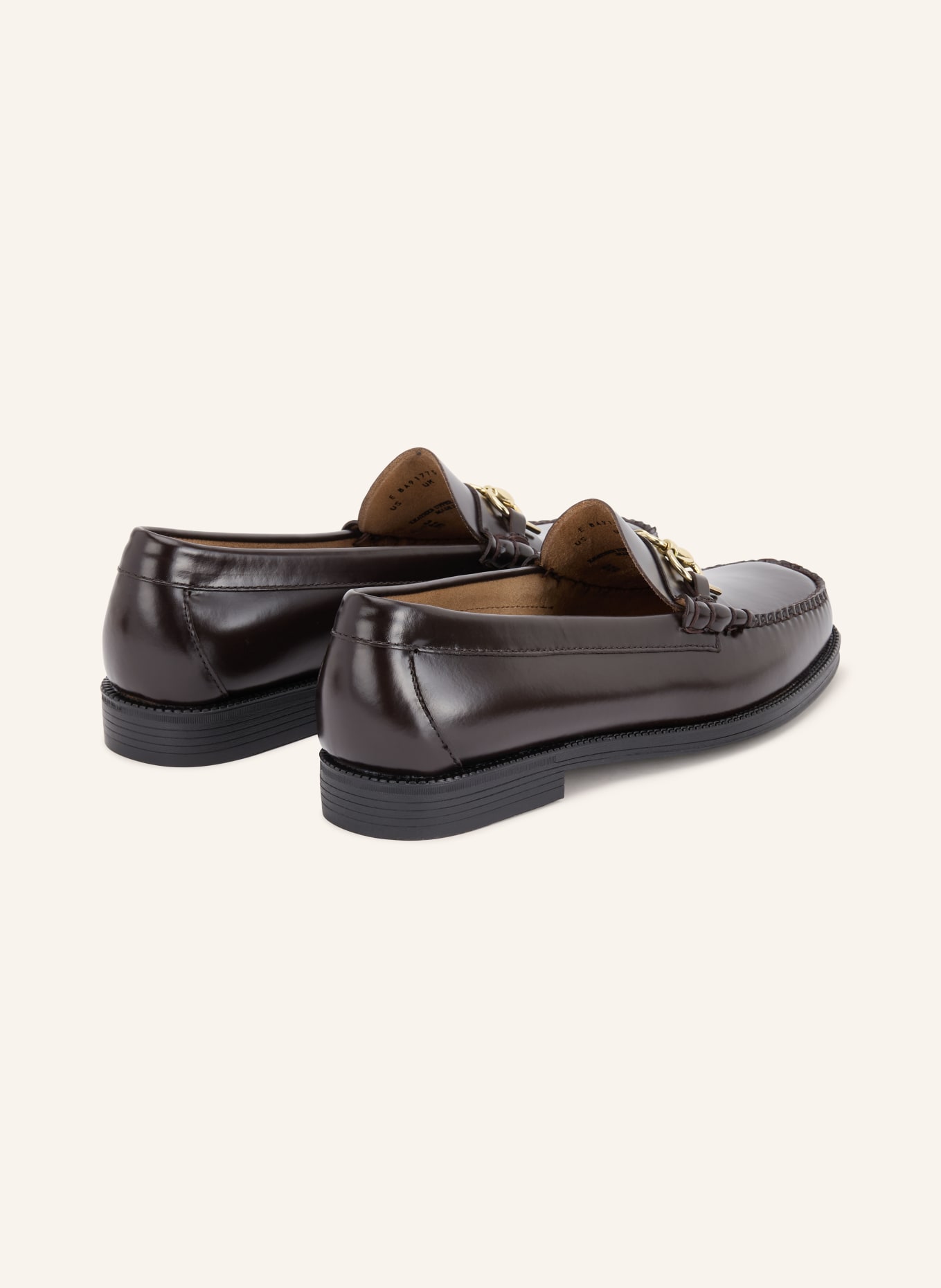 G.H.Bass Loafers: ZWART / GOUD