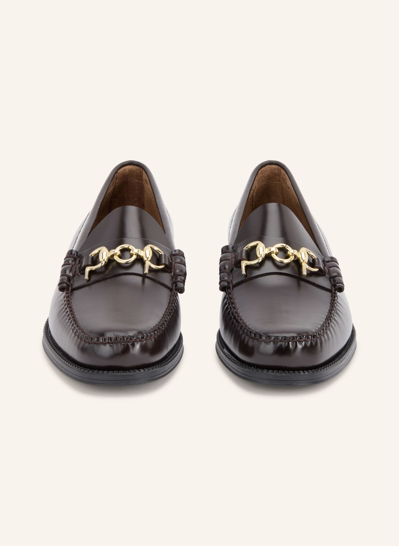 G.H.Bass Loafers: ZWART / GOUD