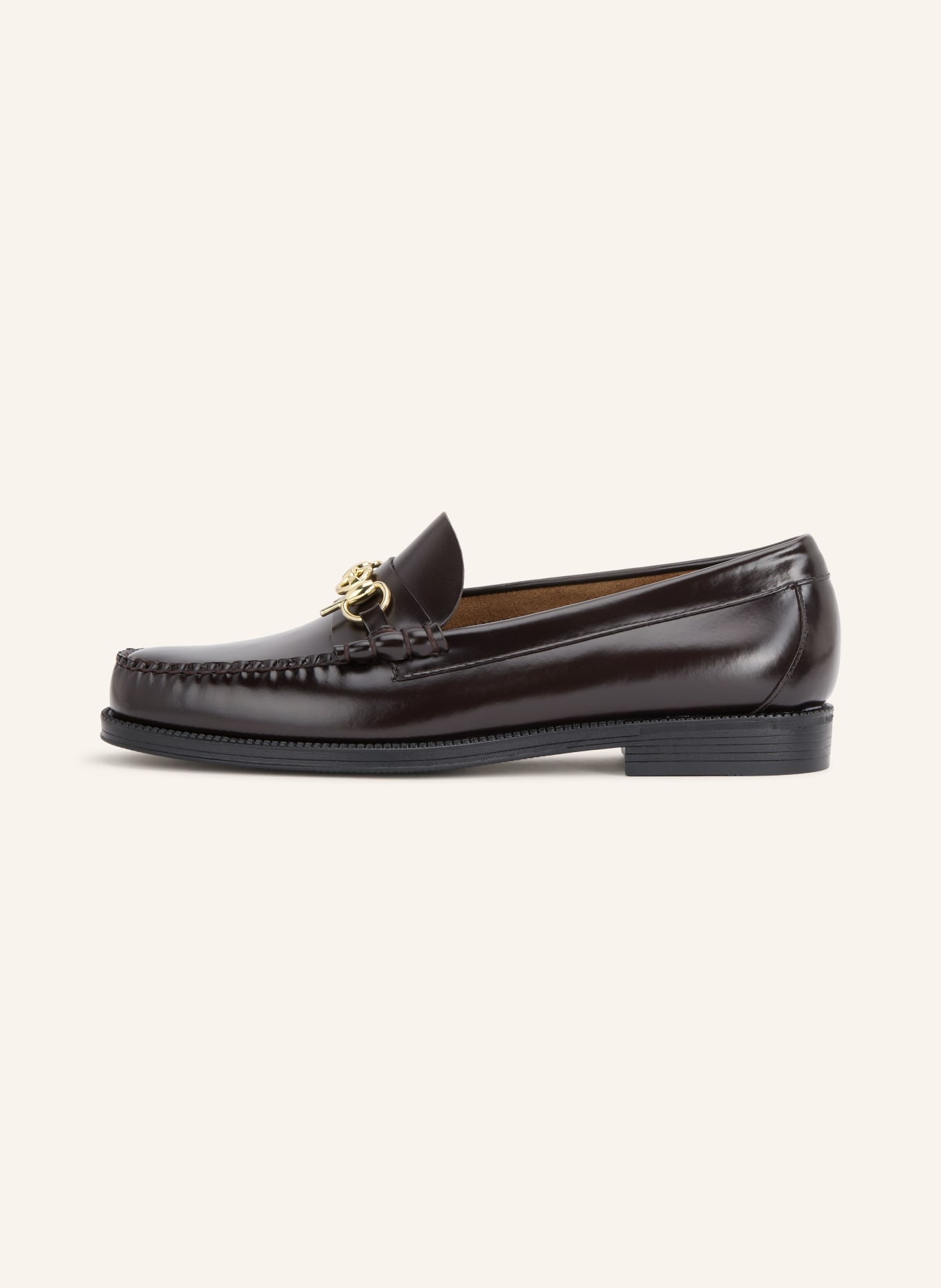 G.H.Bass Loafers: ZWART / GOUD