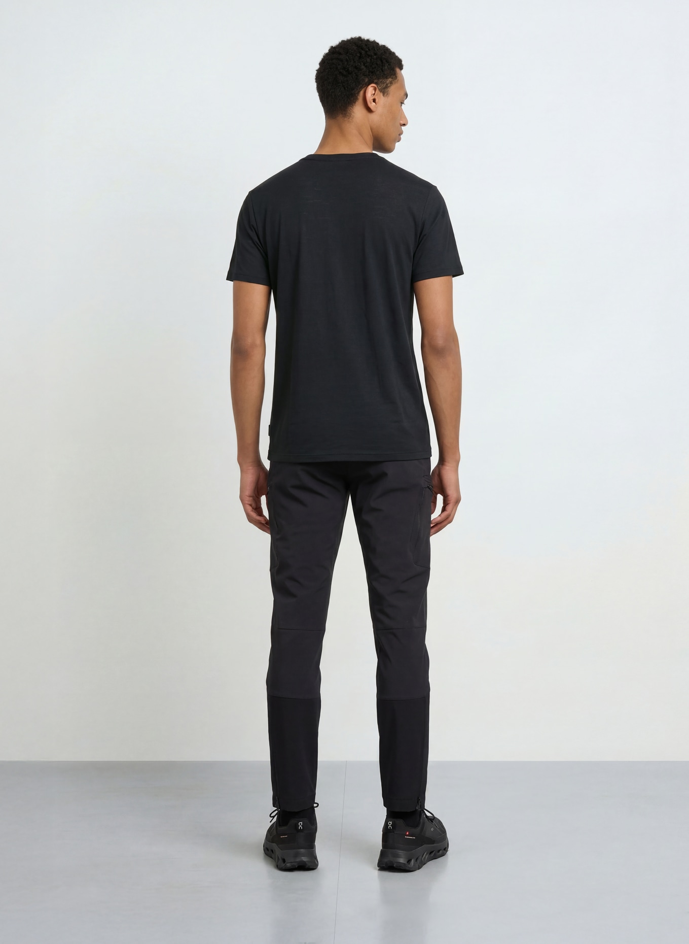 icebreaker T-shirt MERINO 150 TECH LITE van merinowol: ZWART
