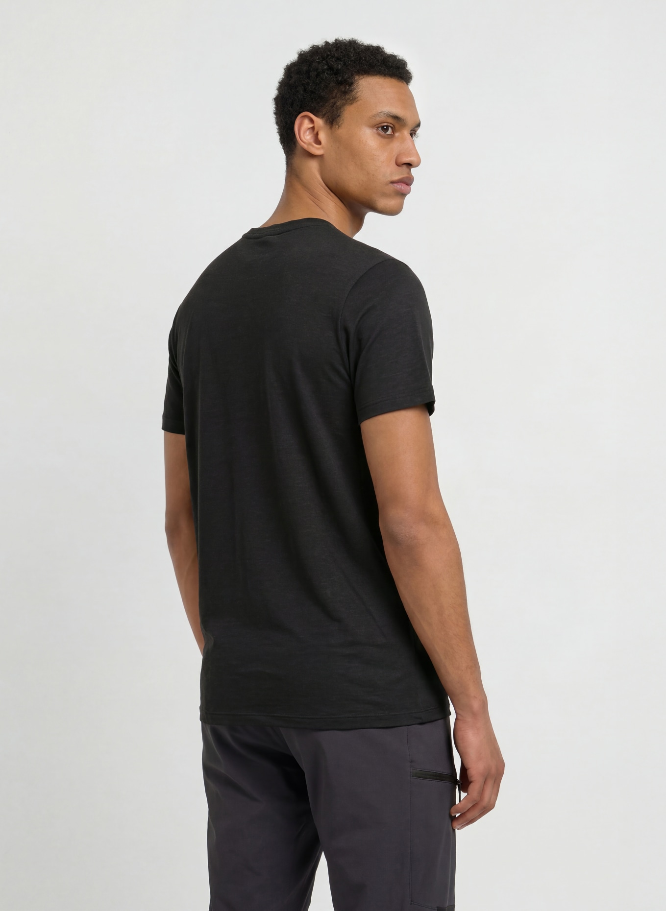 icebreaker T-shirt MERINO 150 TECH LITE van merinowol: ZWART