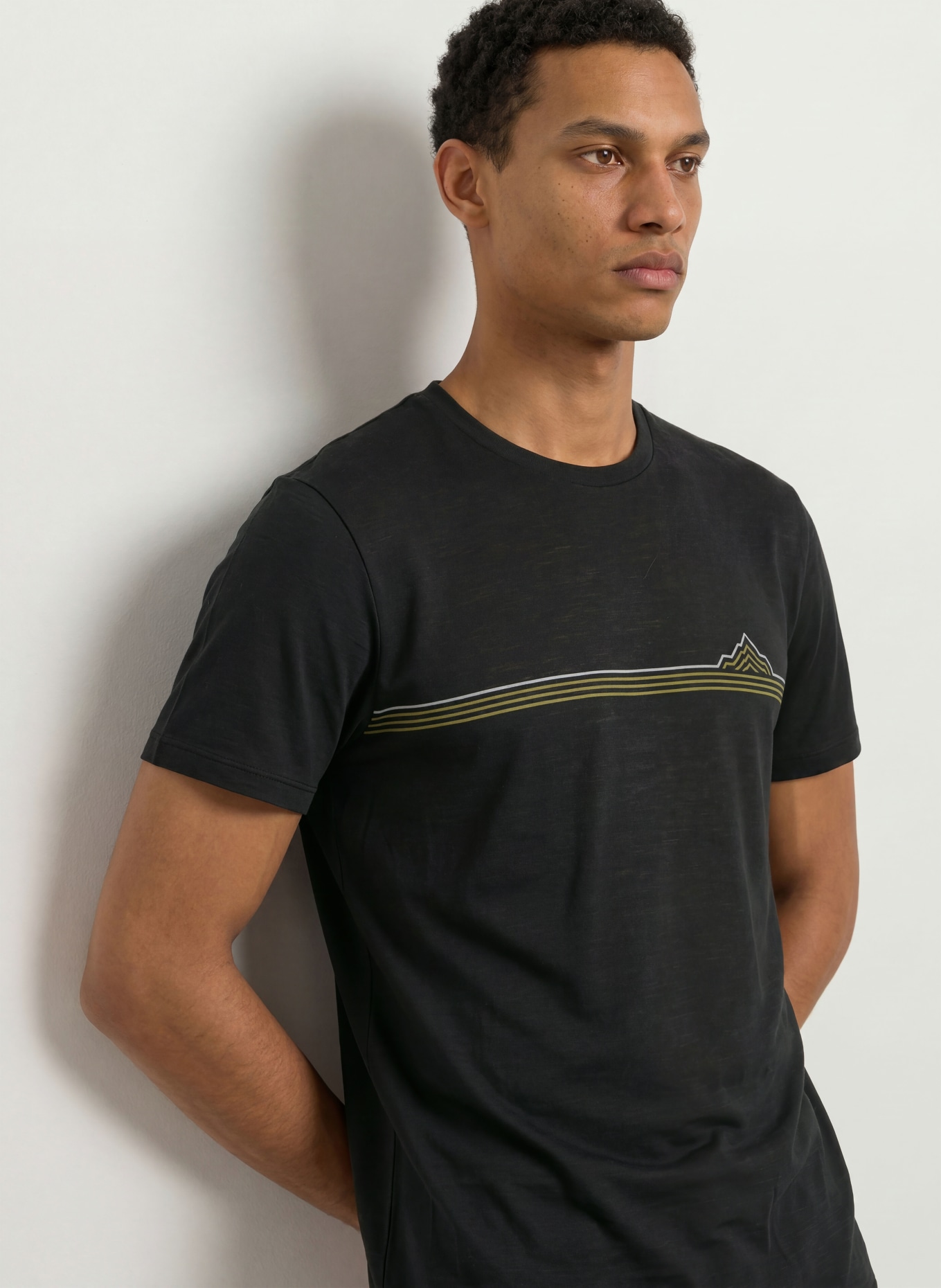icebreaker T-shirt MERINO 150 TECH LITE van merinowol: ZWART