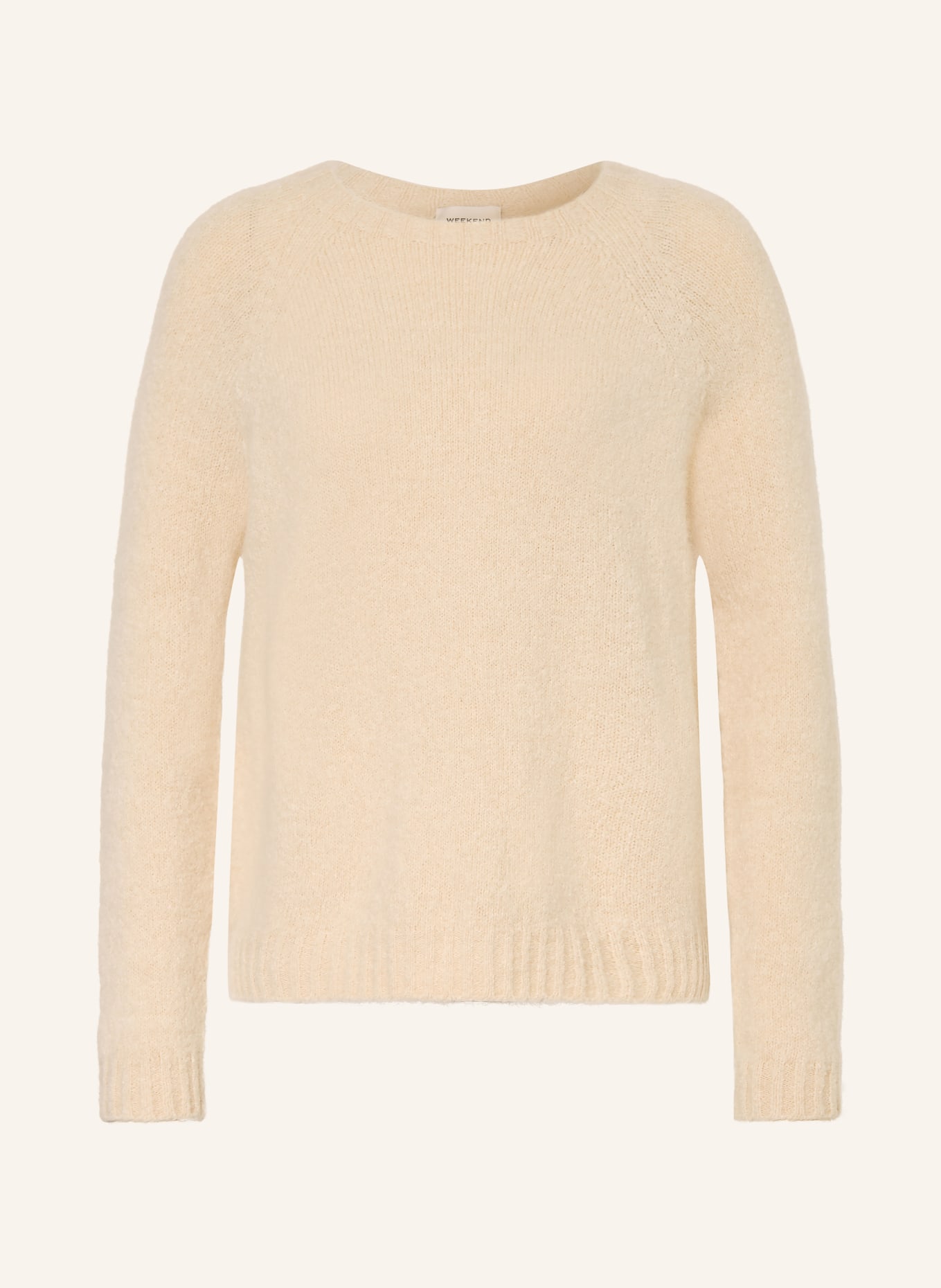 WEEKEND Max Mara Tröja GHIACCI med alpacka: BEIGE