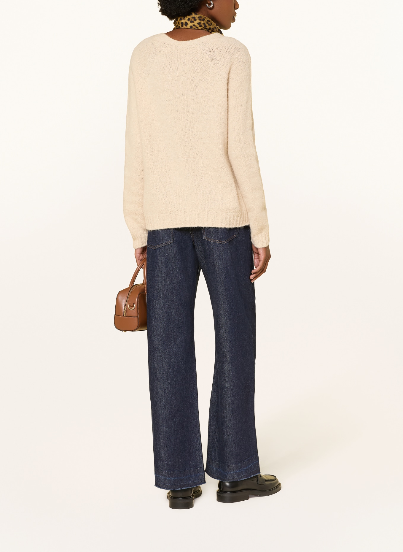 WEEKEND Max Mara Tröja GHIACCI med alpacka: BEIGE
