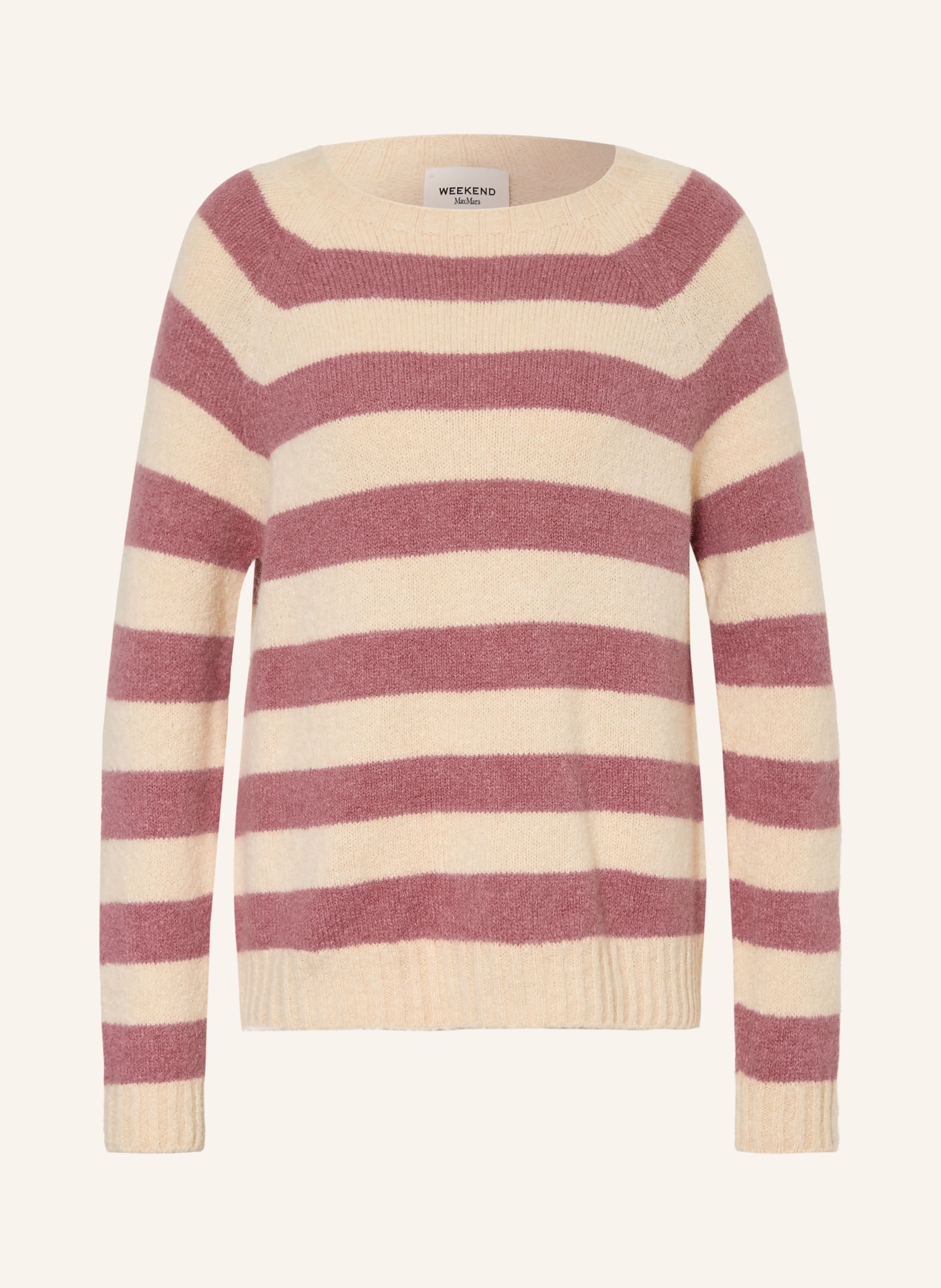 WEEKEND Max Mara Tröja GHIACCI med alpacka: GAMMALROSA / BEIGE