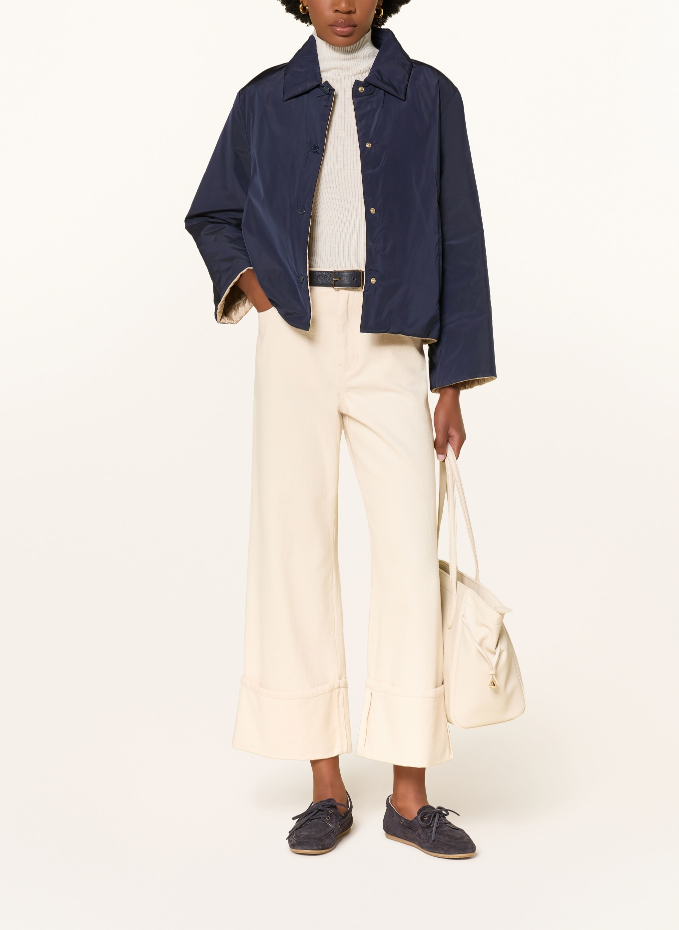 WEEKEND Max Mara Kurtka FALENA dwustronna: GRANATOWY