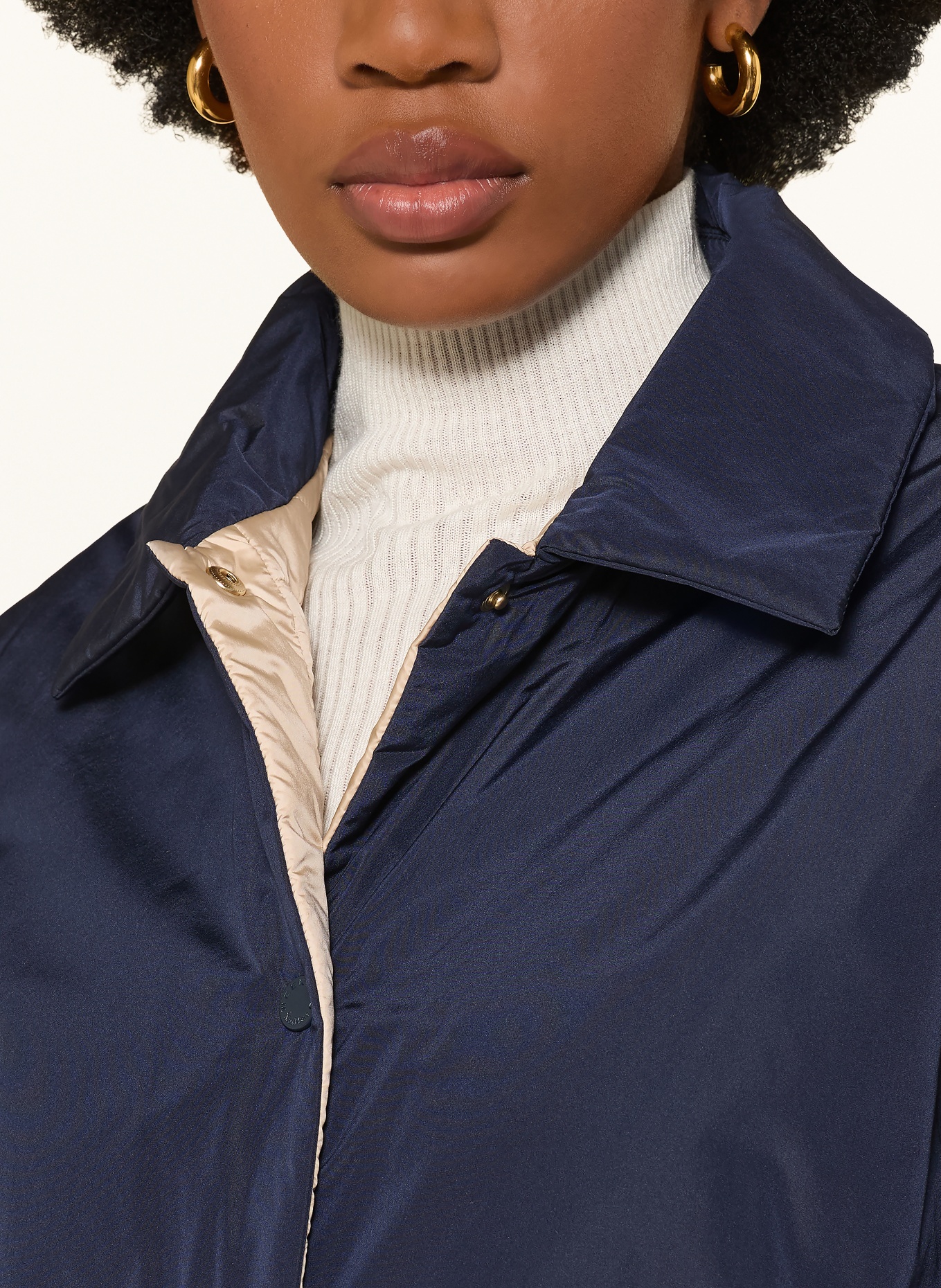 WEEKEND Max Mara Kurtka FALENA dwustronna: GRANATOWY