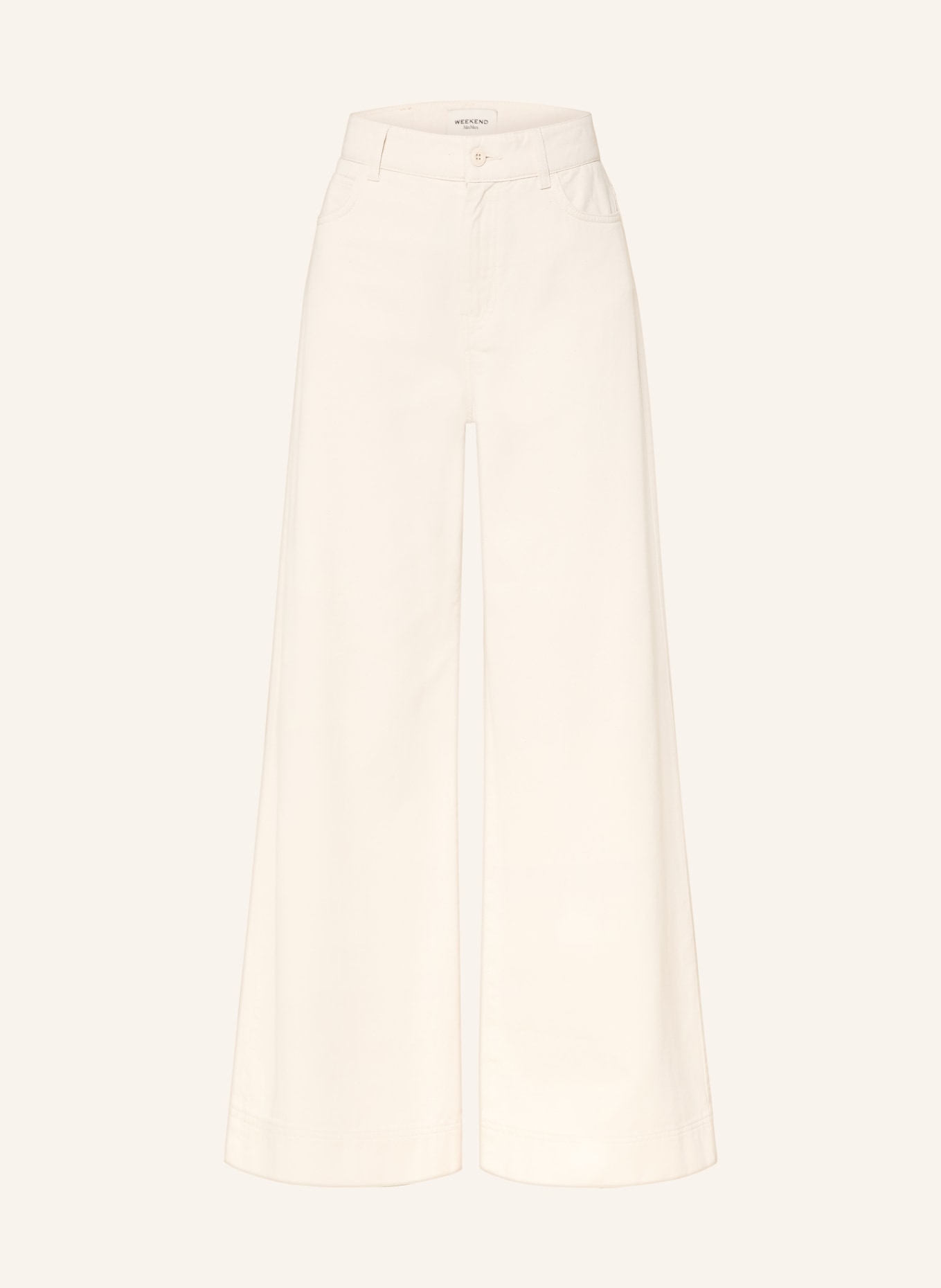 WEEKEND Max Mara Jeans med brede ben CANNETI: 001 ECRU