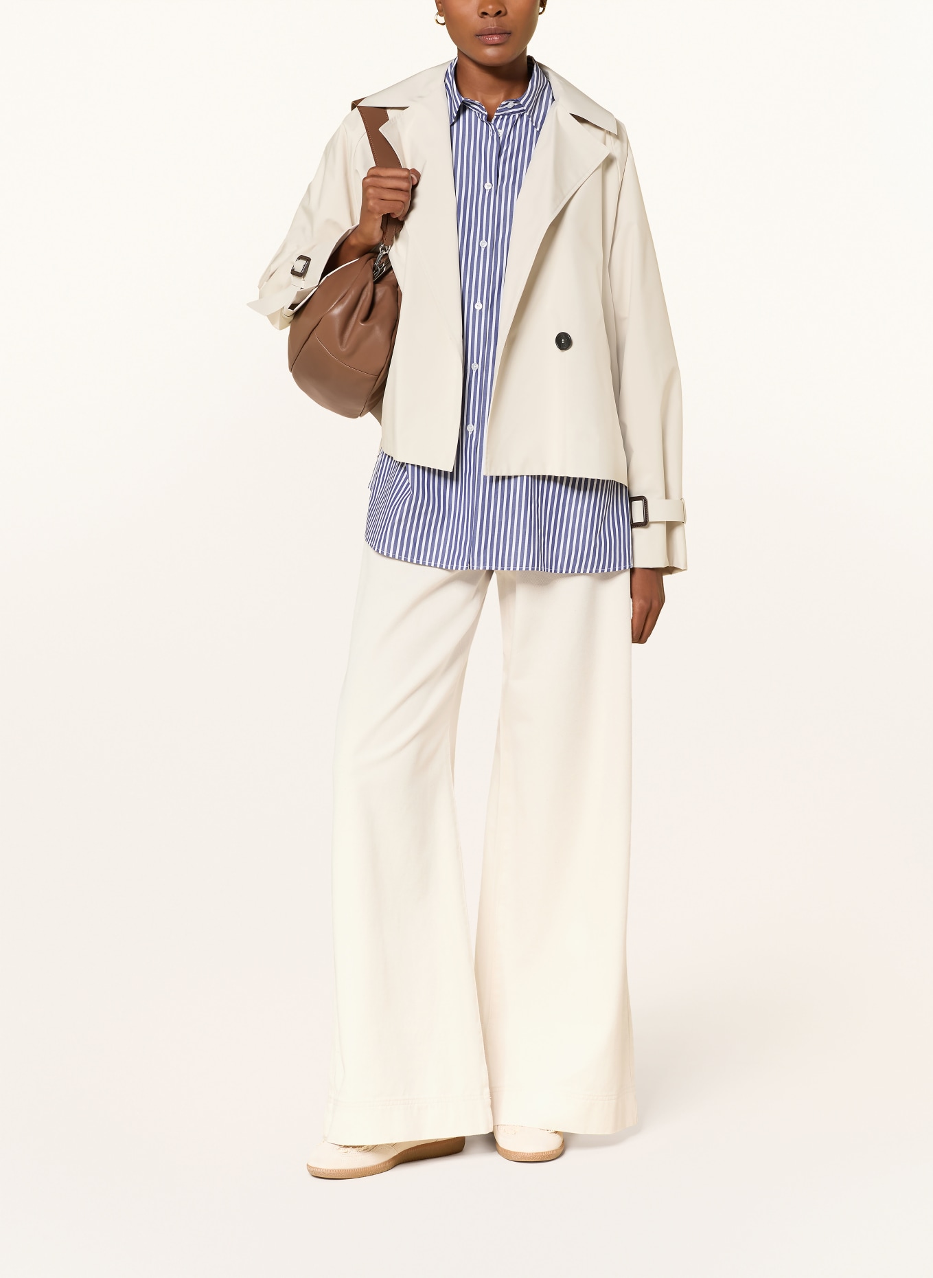 WEEKEND Max Mara Jeans med brede ben CANNETI: 001 ECRU