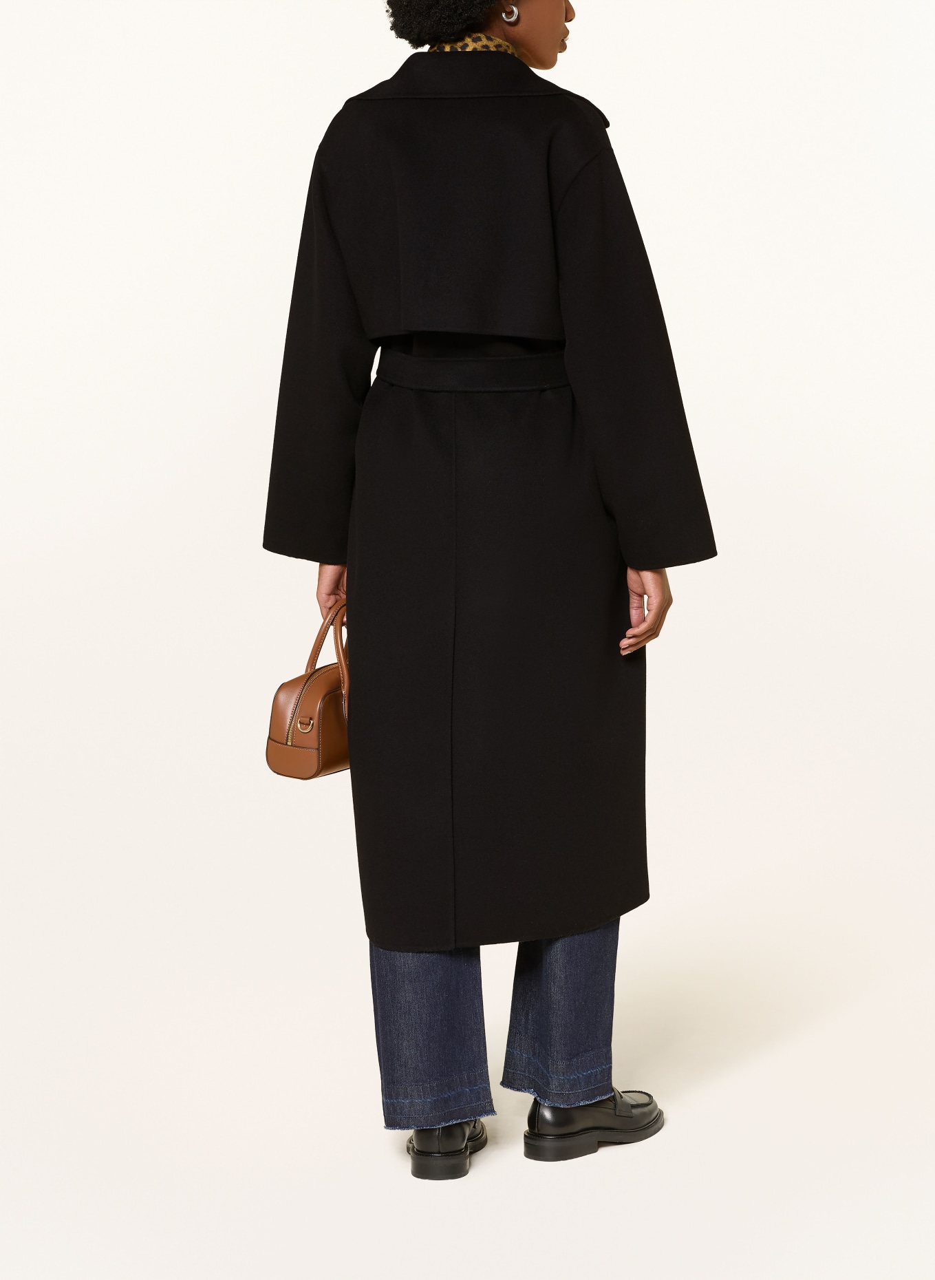 WEEKEND Max Mara Ullkappa OPEROSO: SVART