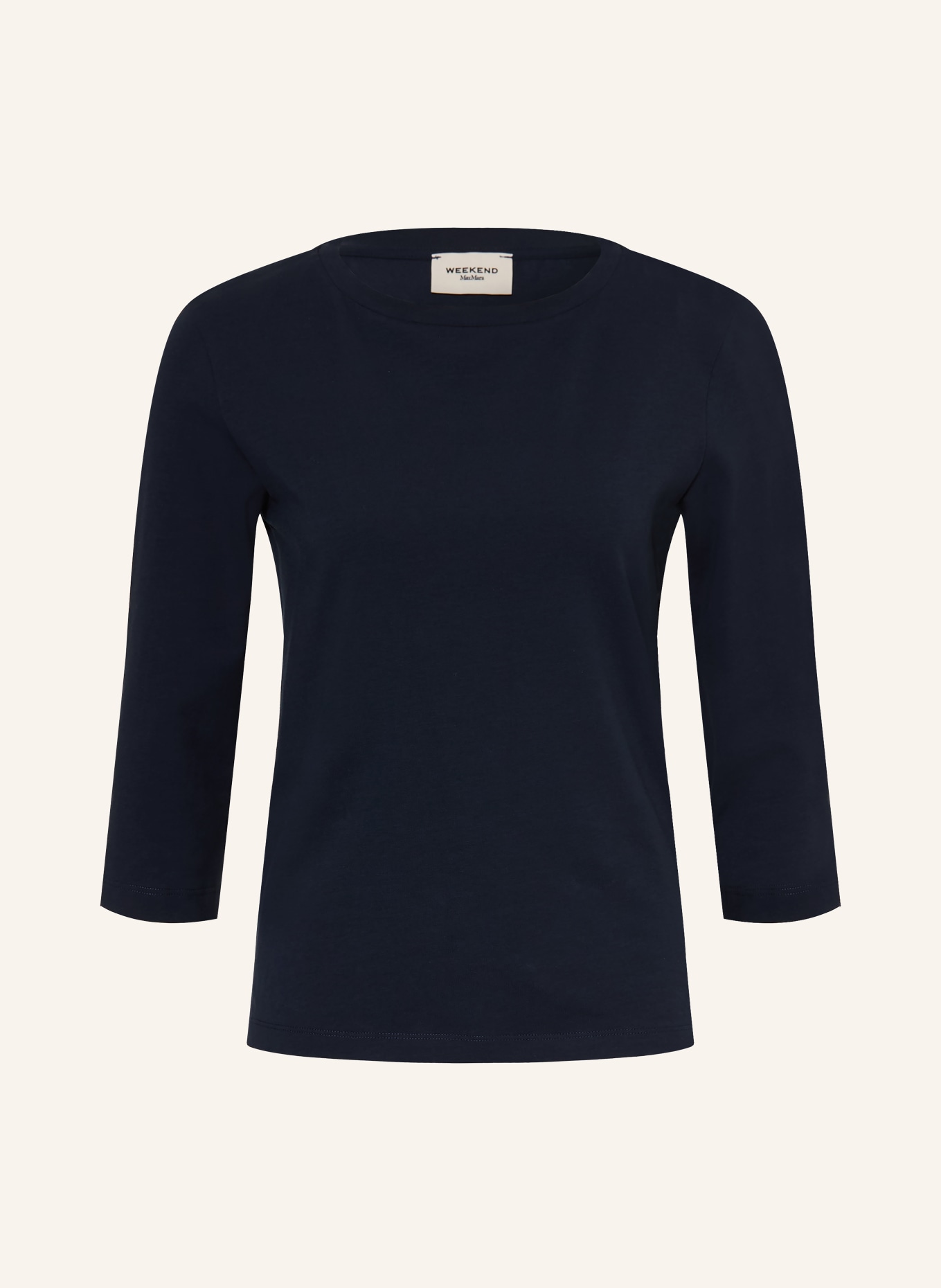 WEEKEND Max Mara Tričko MULTIA s 3/4 rukávem: TMAVĚ MODRÁ