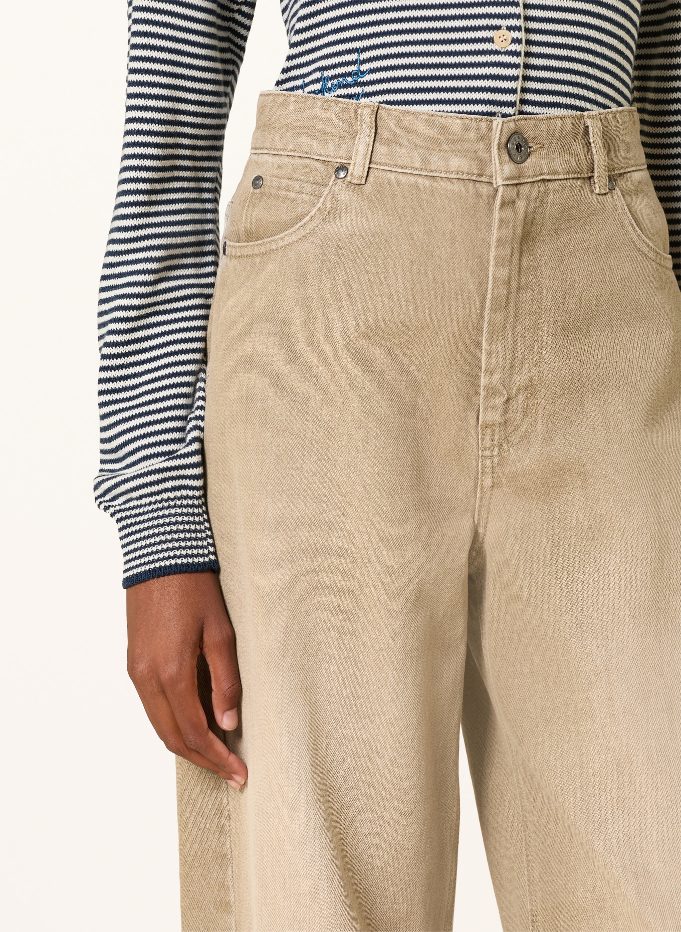 WEEKEND Max Mara Barrel-leg jeans ARCADIA: 013 BEIGE