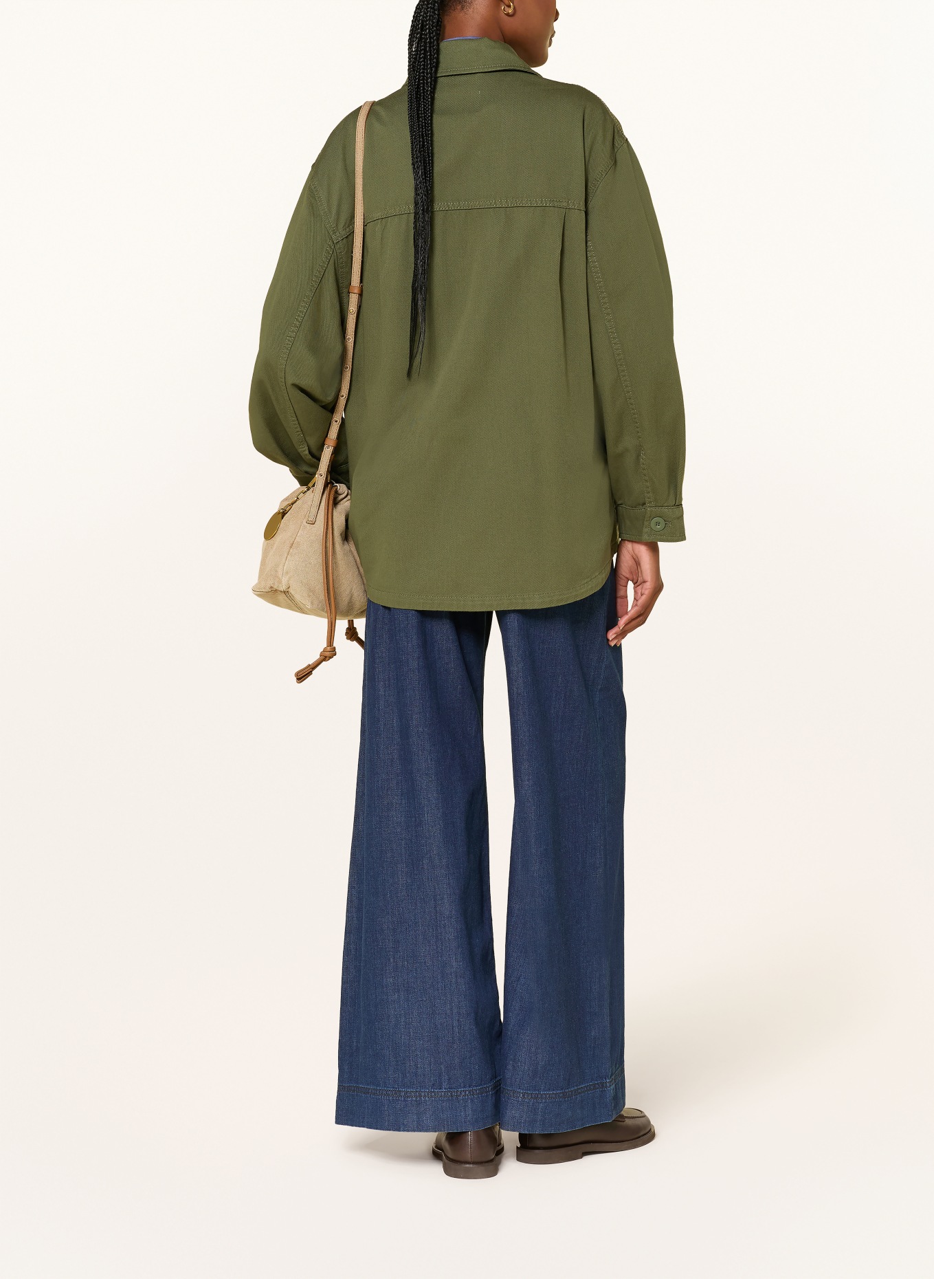 WEEKEND Max Mara VEGA-jeans med brede ben: 001 NAVY