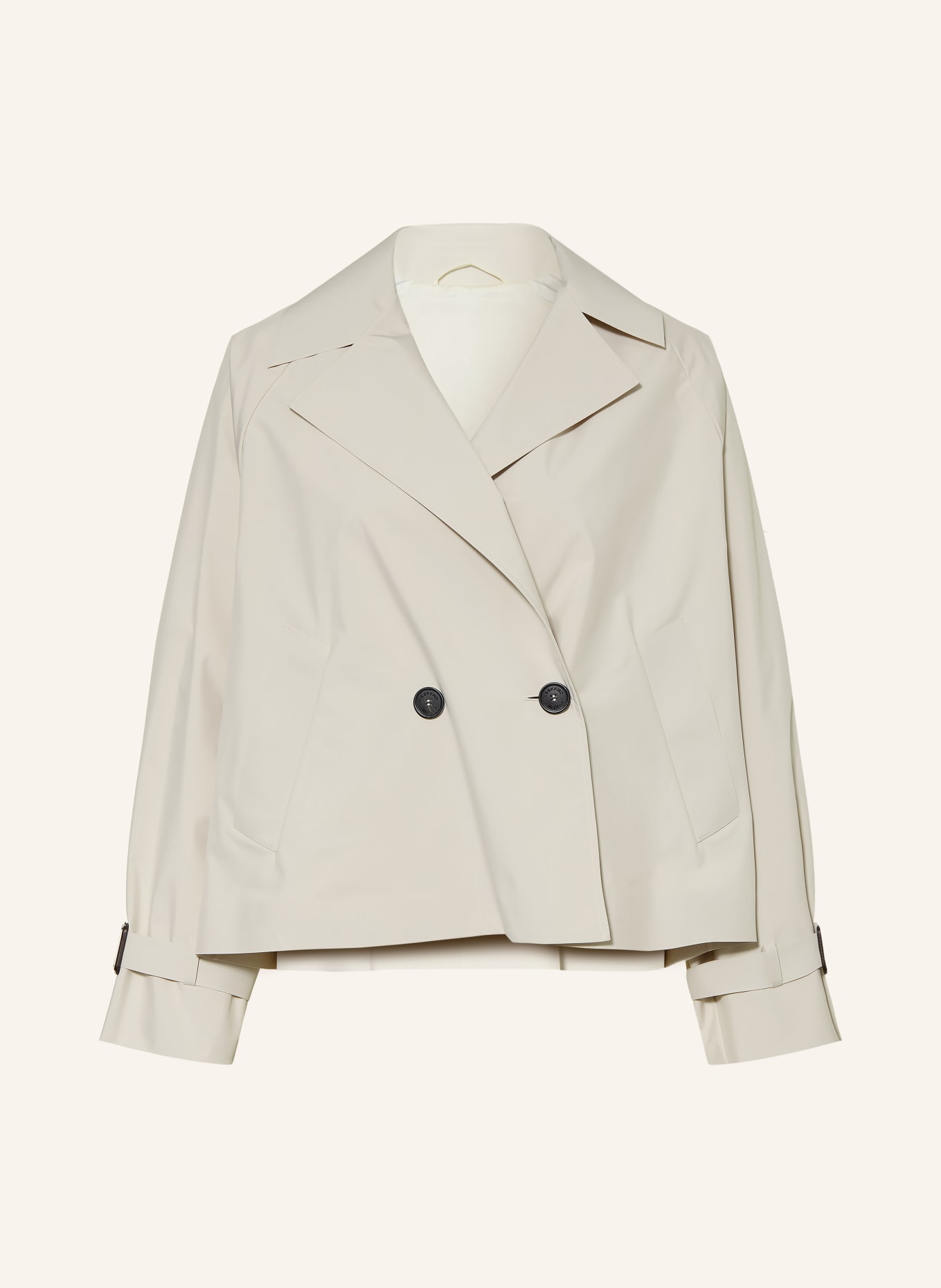 WEEKEND Max Mara Trenchjacka BOERO: ECRU