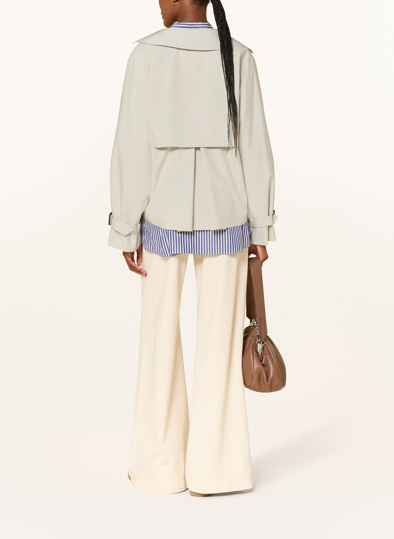 WEEKEND Max Mara Trenchjacka BOERO: ECRU