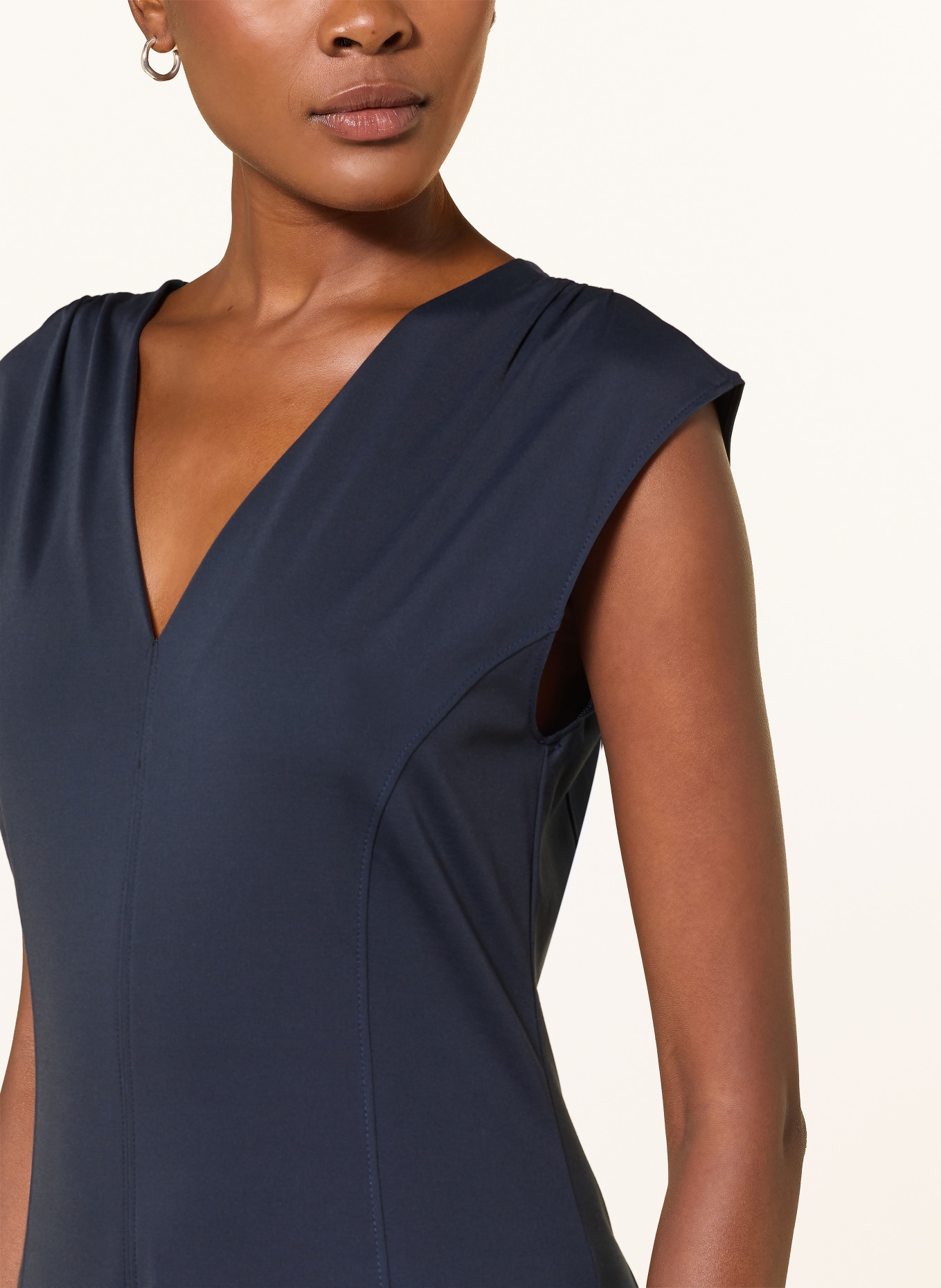WEEKEND Max Mara Jerseyjurk MASTER: DONKERBLAUW