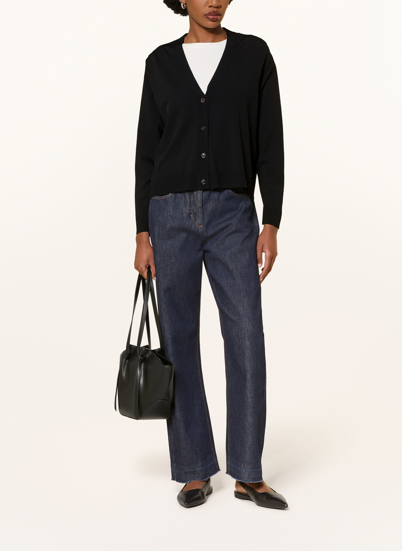 WEEKEND Max Mara Stickad kofta BOARIO: SVART