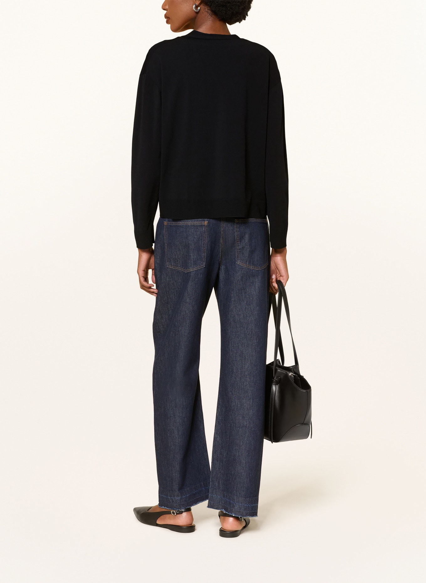 WEEKEND Max Mara Stickad kofta BOARIO: SVART