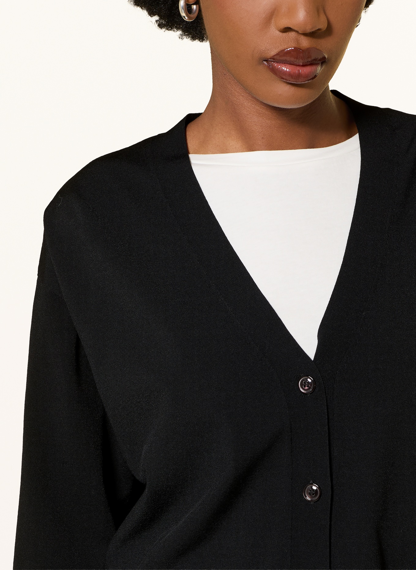 WEEKEND Max Mara Stickad kofta BOARIO: SVART