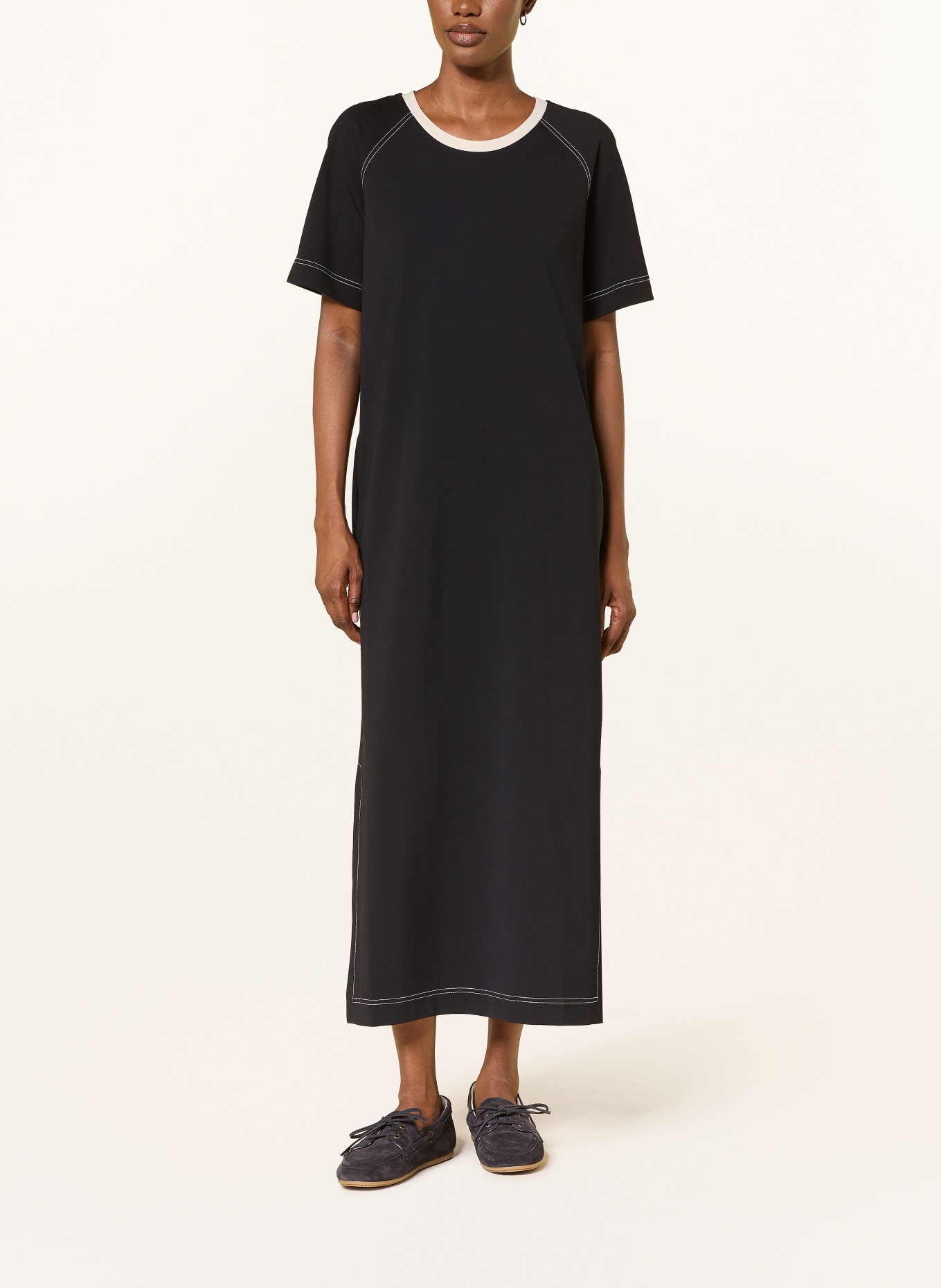 WEEKEND Max Mara Jerseyjurk OSCURI: ZWART / WIT
