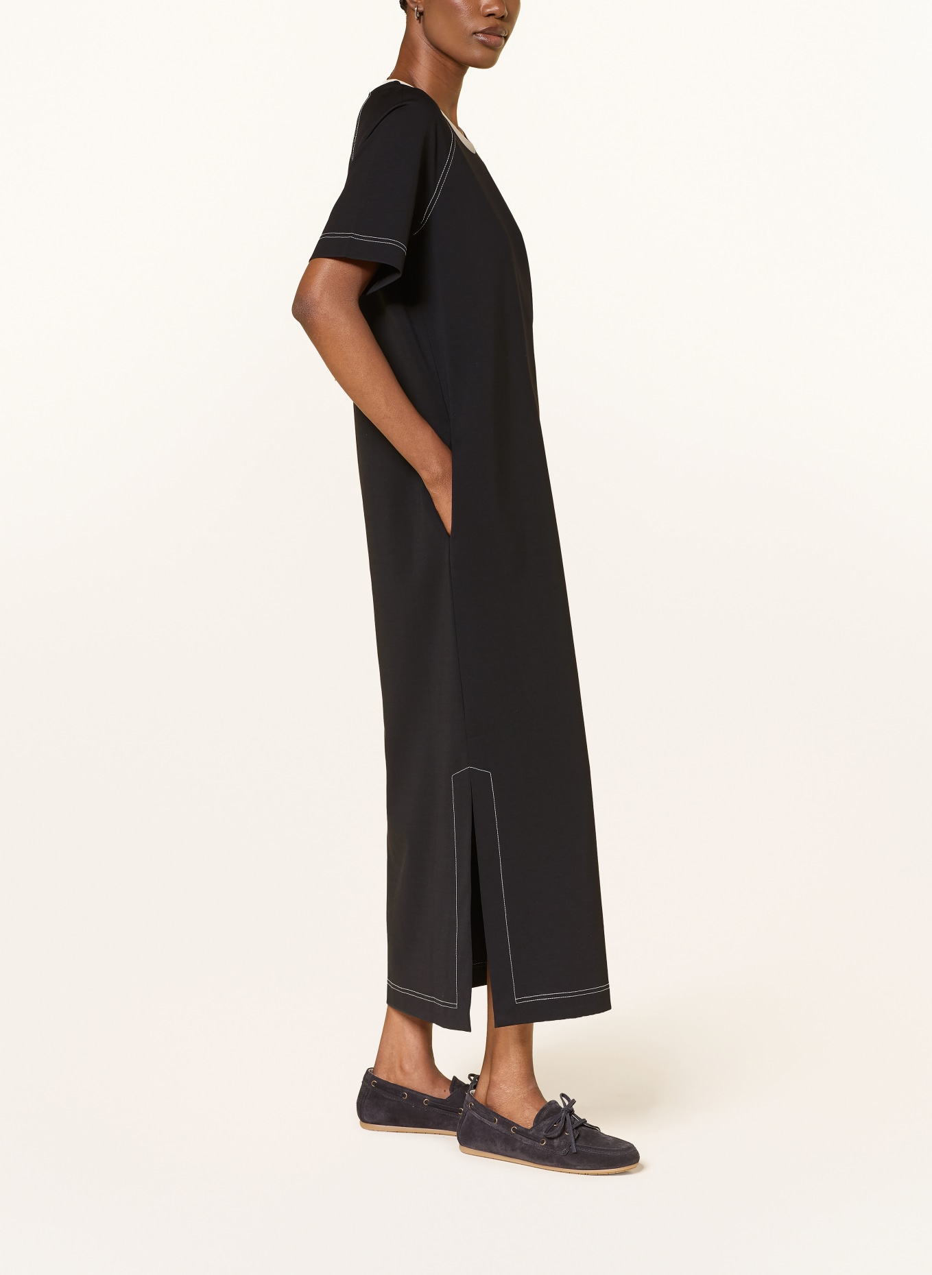 WEEKEND Max Mara Jerseyjurk OSCURI: ZWART / WIT