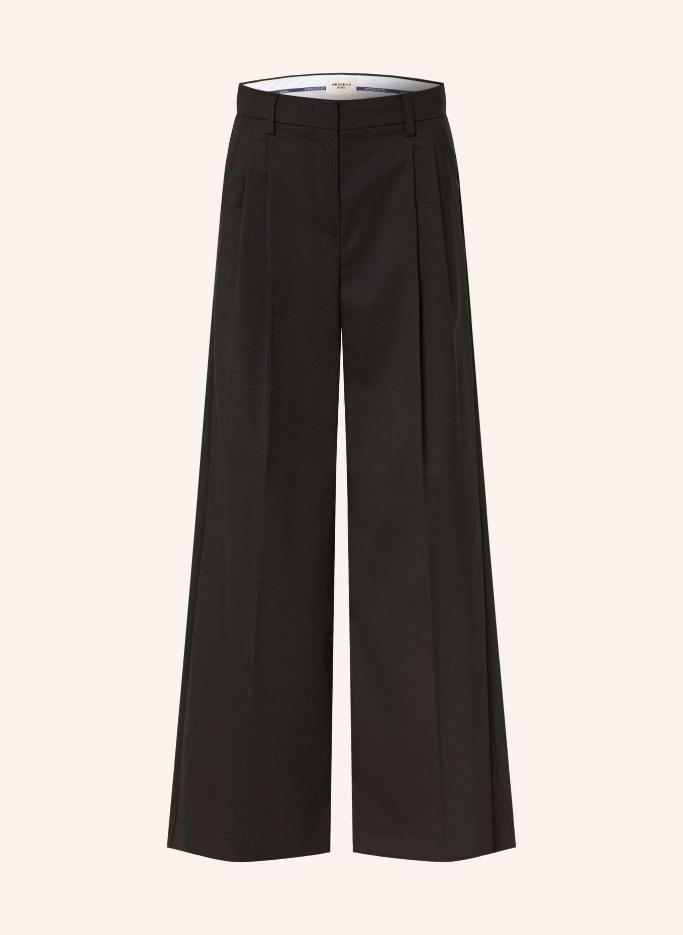 WEEKEND Max Mara Marlene-byxor OVVIO: SVART