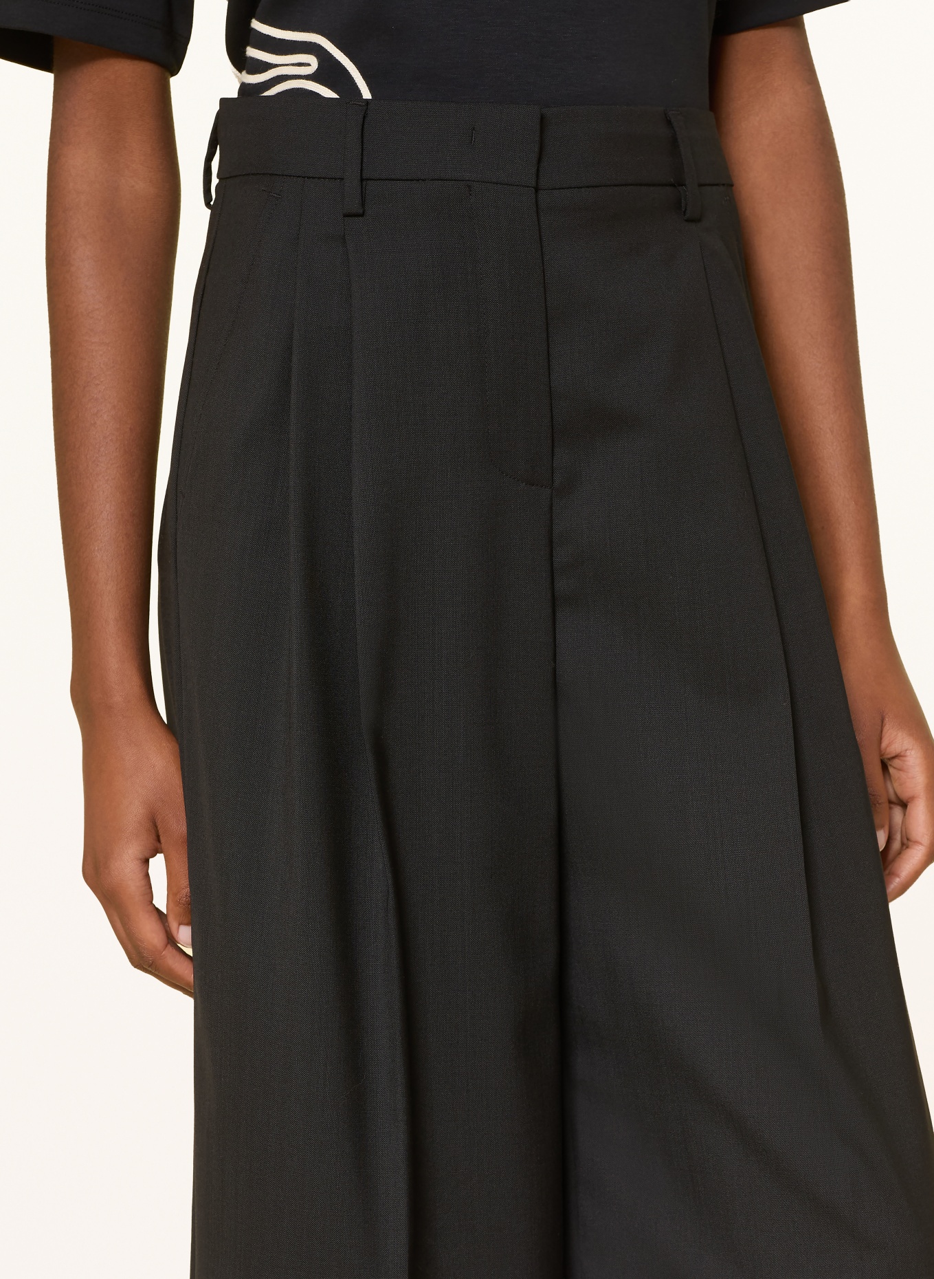 WEEKEND Max Mara Marlene-byxor OVVIO: SVART