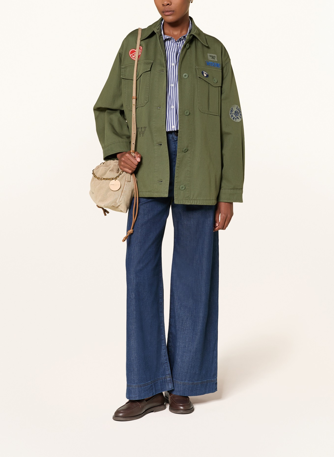 WEEKEND Max Mara RAZZA Overshirt: OLIVE