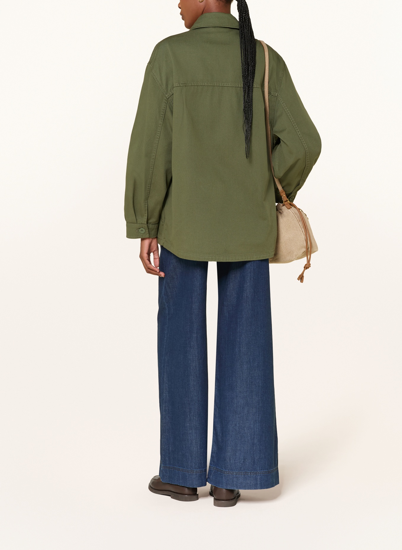WEEKEND Max Mara RAZZA Overshirt: OLIVE
