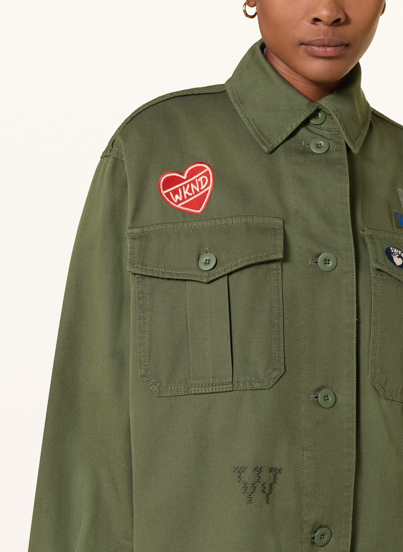WEEKEND Max Mara RAZZA Overshirt: OLIVE