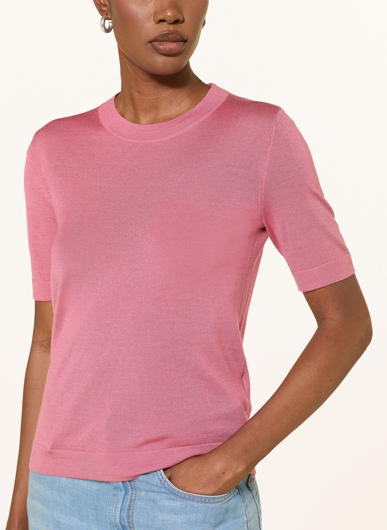 WEEKEND Max Mara Gebreid shirt TAPIOCA: VIEUX ROSE