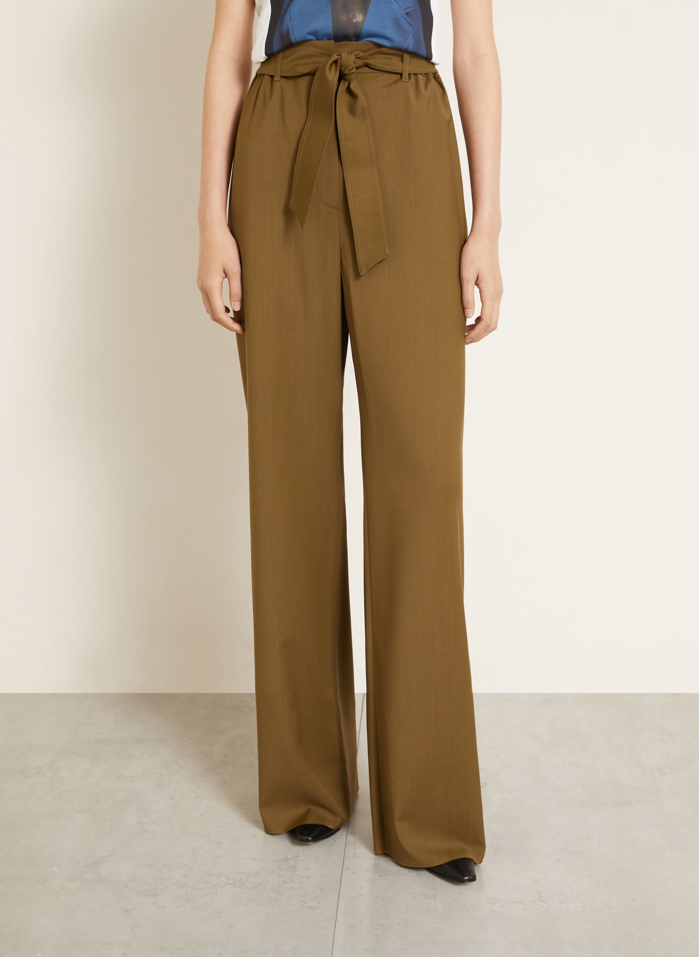 Max Mara Marlene-bukser EDITTO: KHAKI
