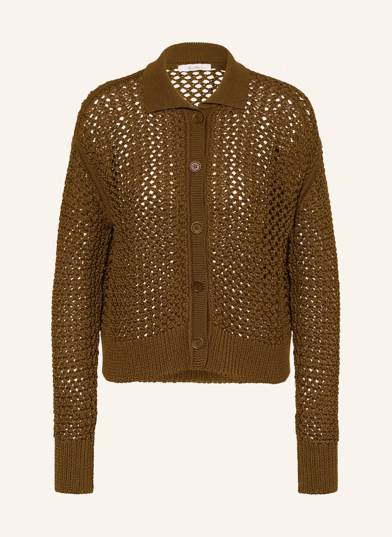 Max Mara FILM Cardigan: KHAKI