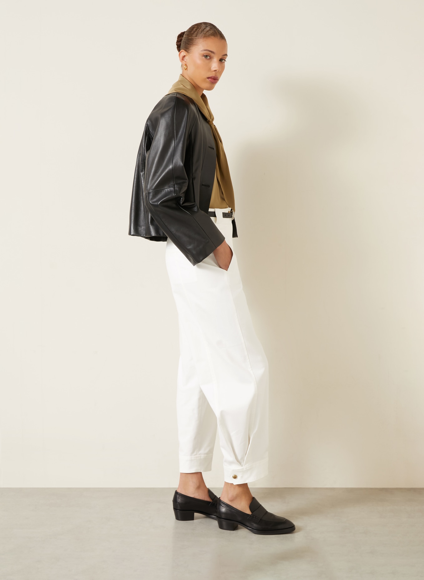 Max Mara ADORNI Trousers: WHITE