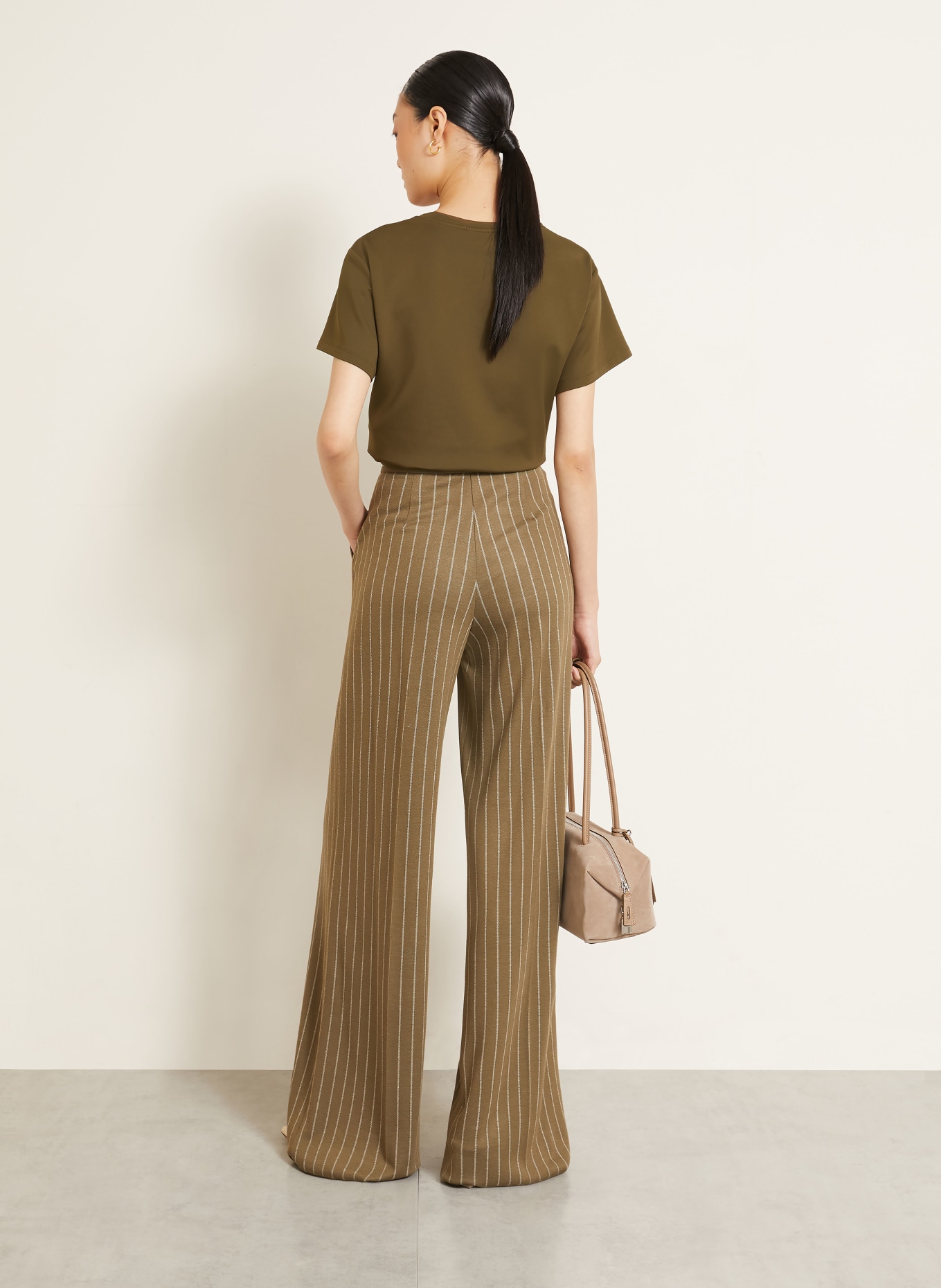 Max Mara Tricou QUAGGA: KAKI