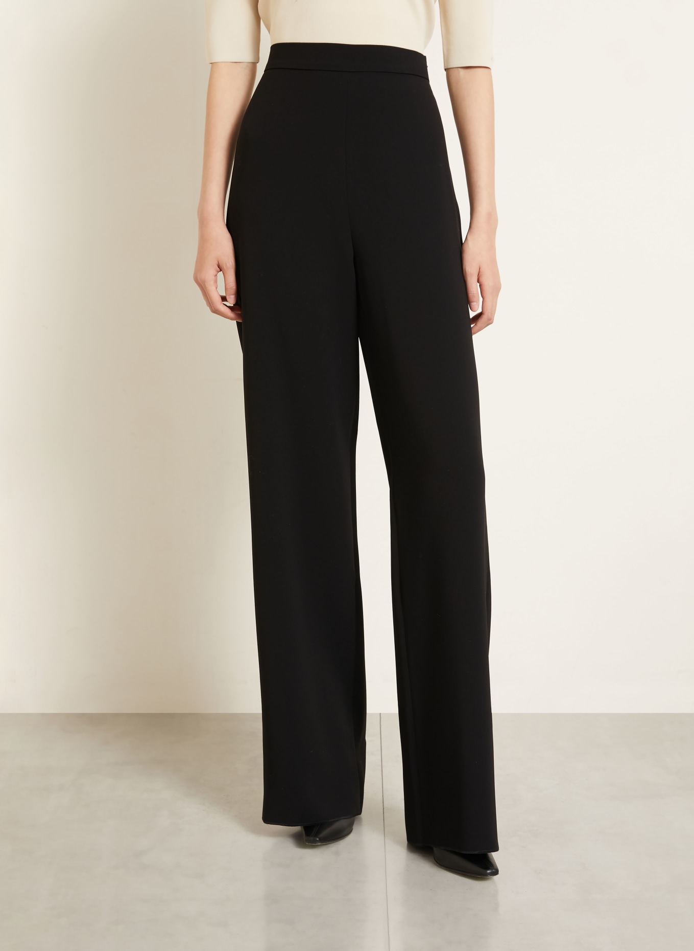 Max Mara Marlene-bukser ALAGGIO: SORT