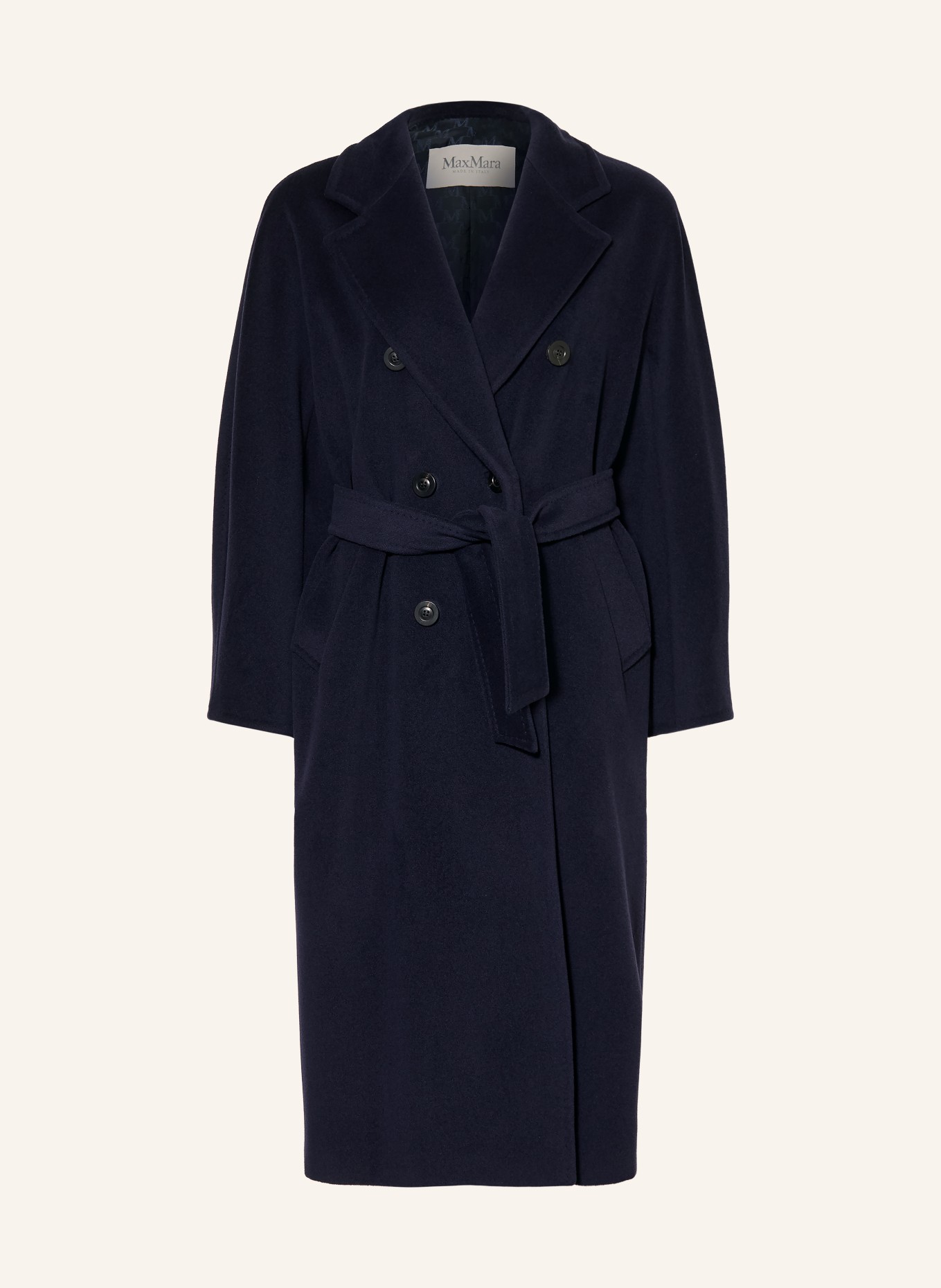 Max Mara Ullkappa MADAME: MÖRKBLÅ