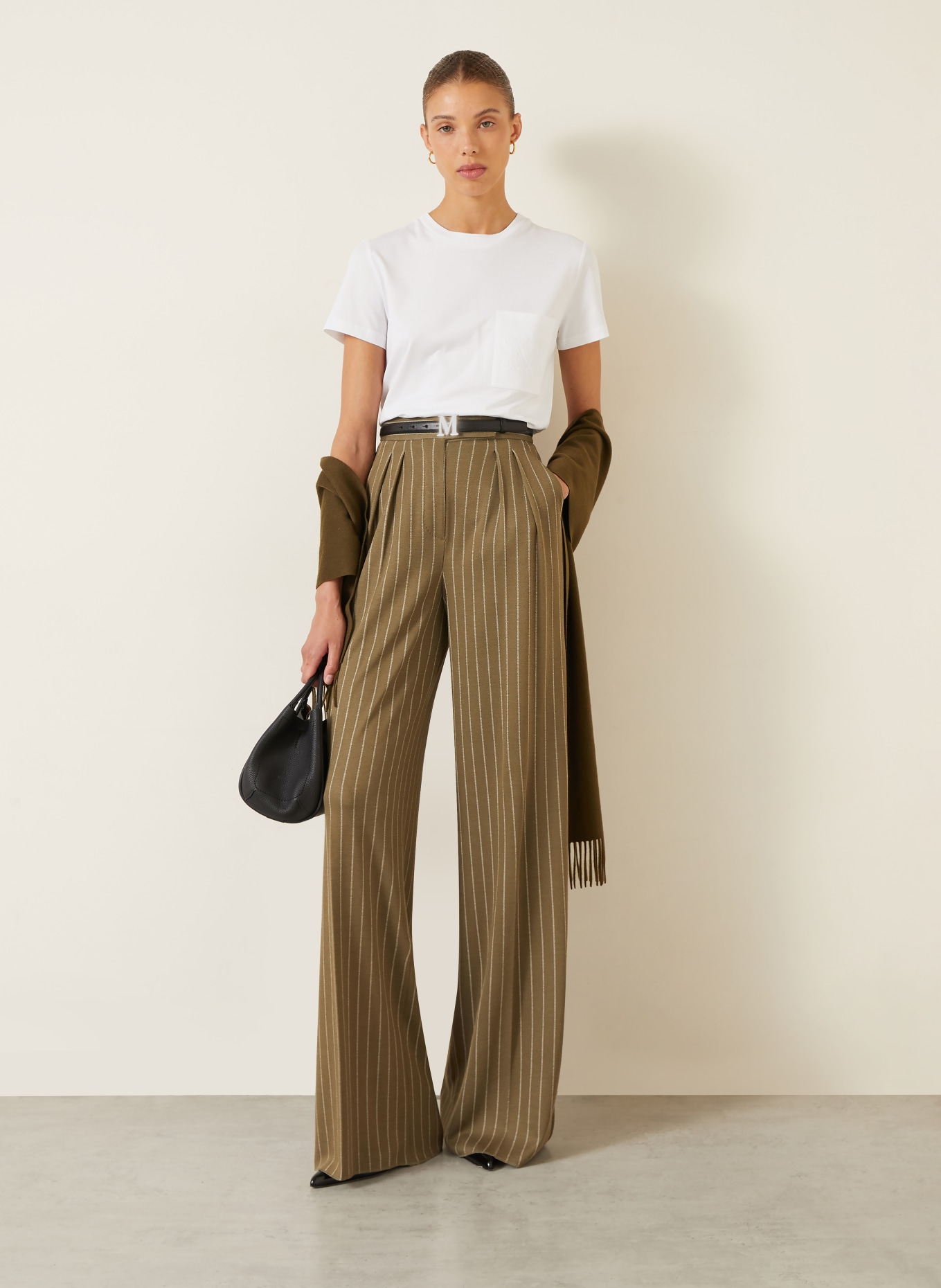 Max Mara Tricou PAPAIA: ALB