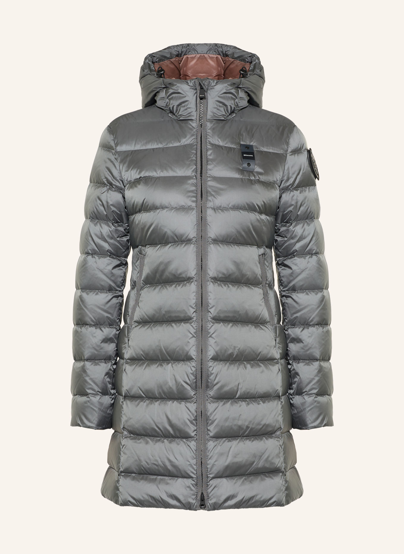 Blauer Doudoune longue légère AGNES: GRIS