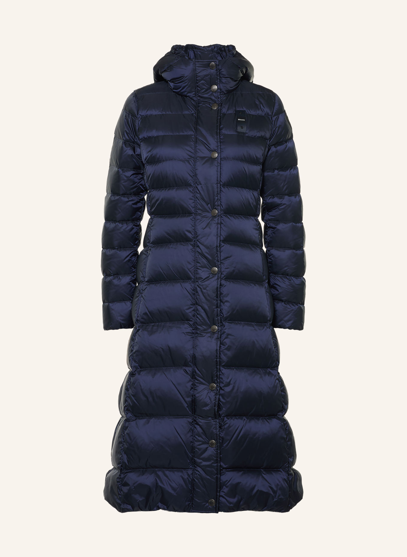 Blauer Doudoune longue: BLEU FONCÉ