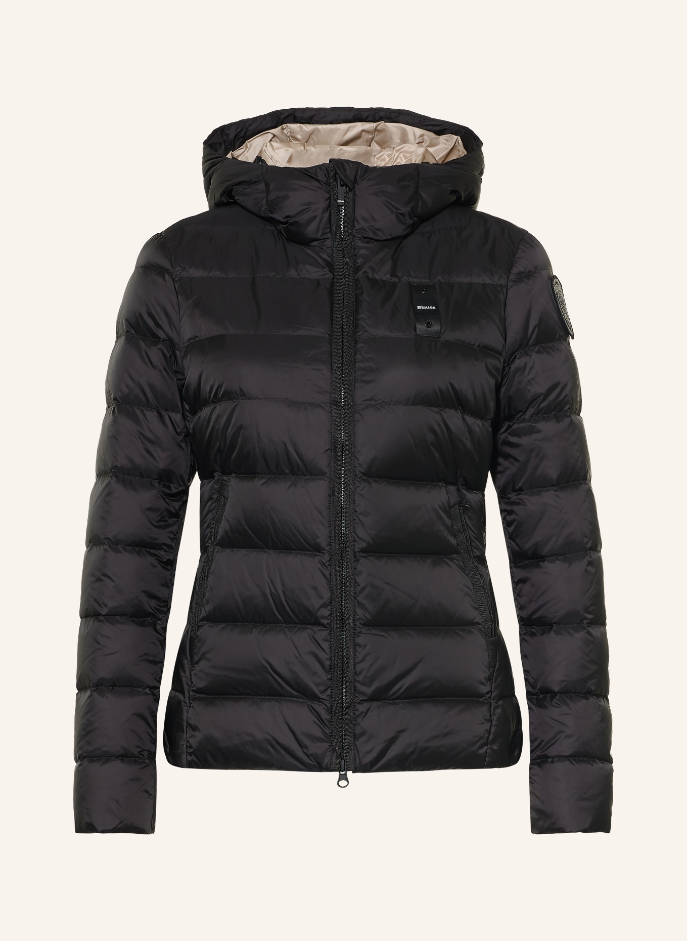Blauer CHARME Lightweight Down Jacket: BLACK
