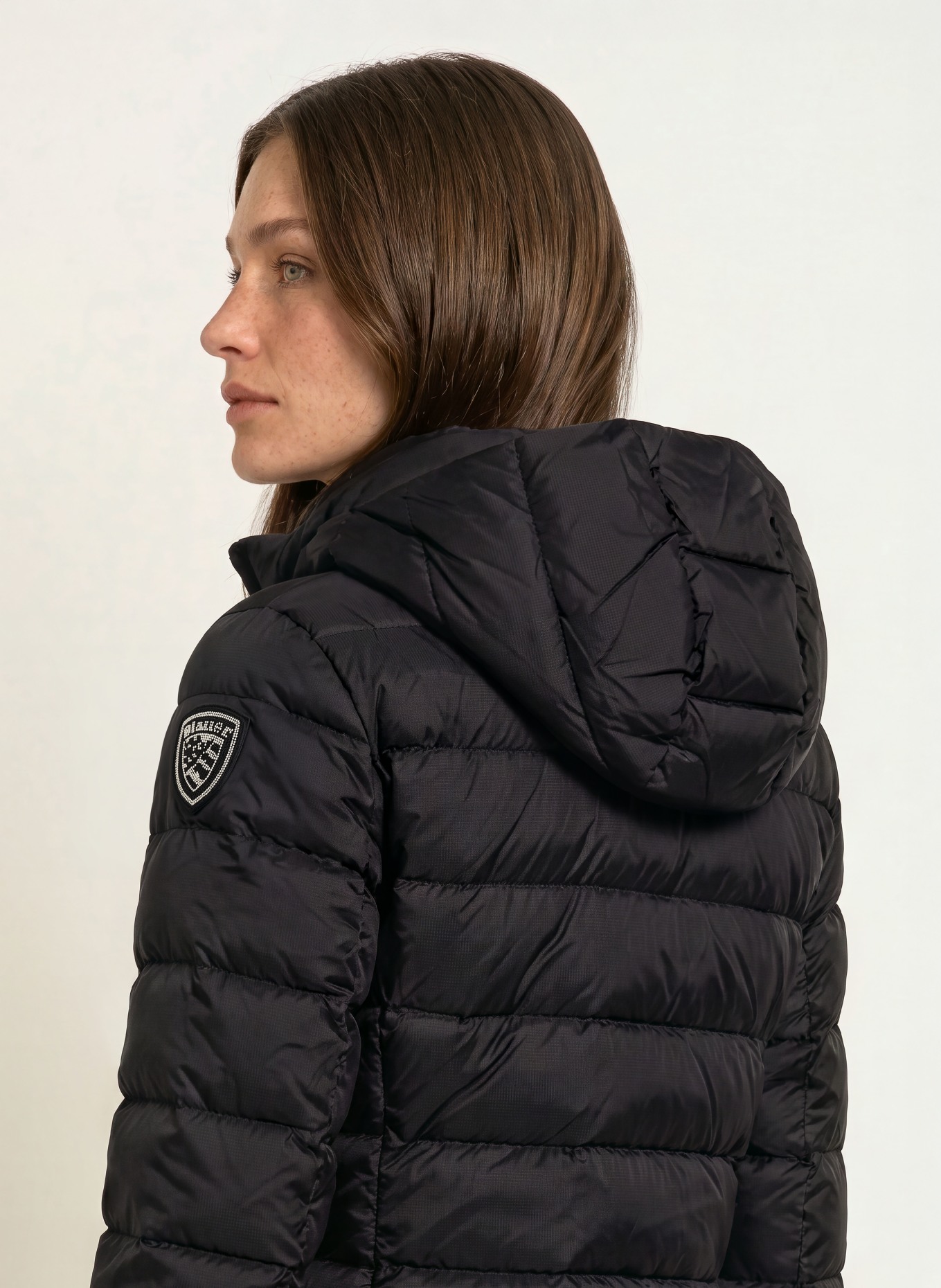 Blauer CHARME Lightweight Down Jacket: BLACK