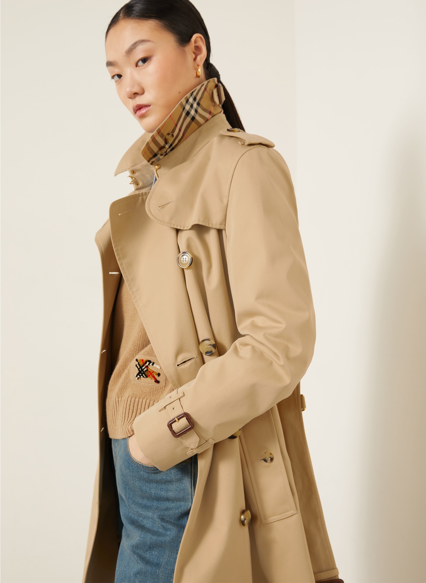 BURBERRY Trench KENSINGTON: BEJ