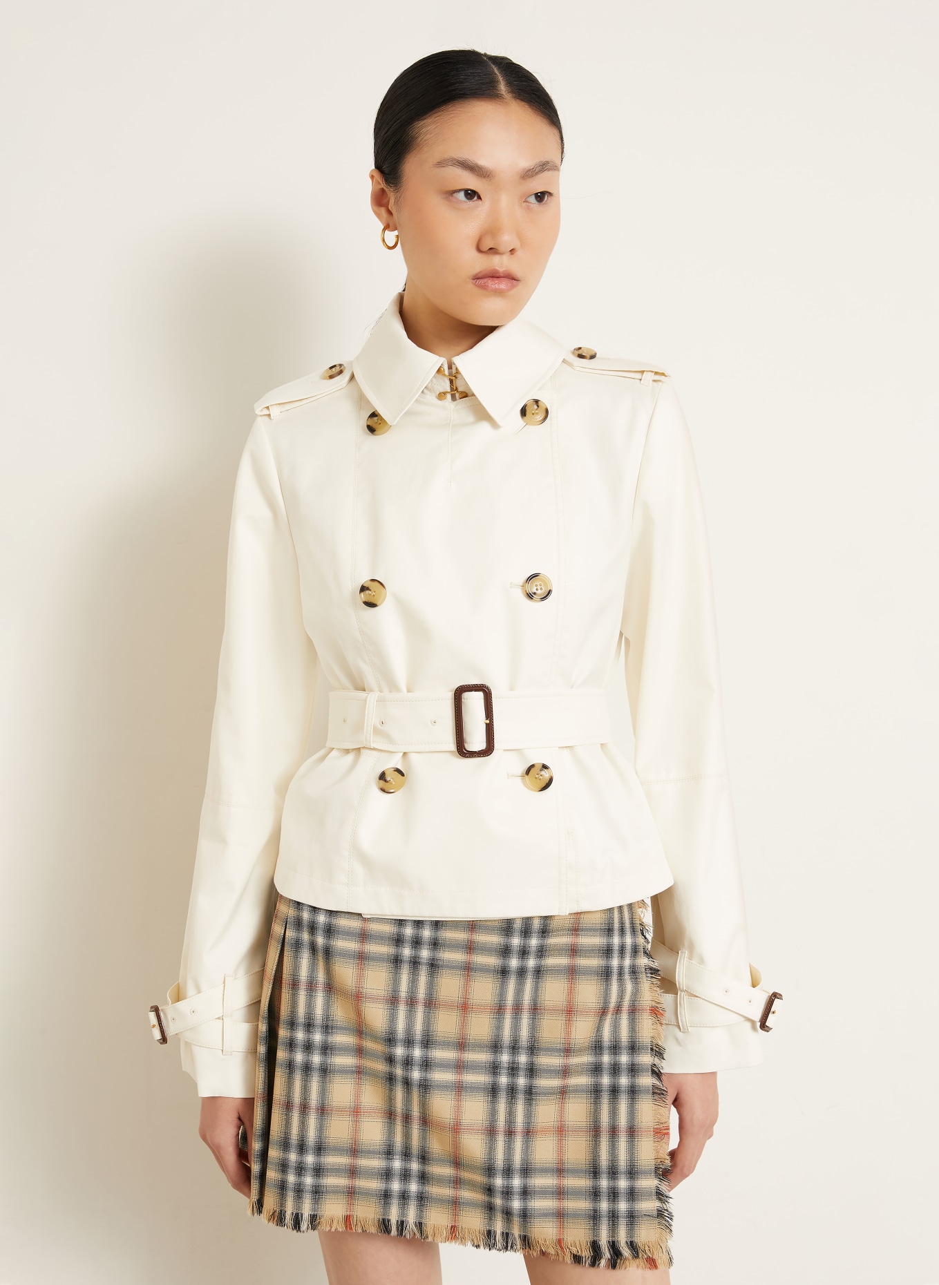 BURBERRY Jacheta Tench SWARBY: CREM